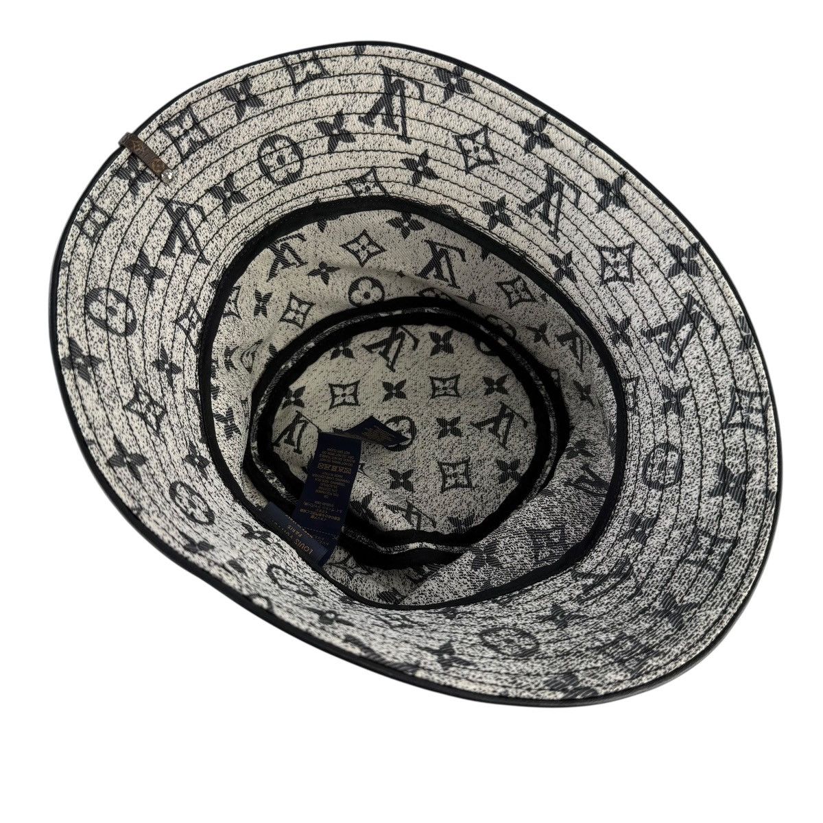 Louis Vuitton Louis Vuitton Monogram Jacquard Denim Bucket Hat Size ONE SIZE - 6 Thumbnail