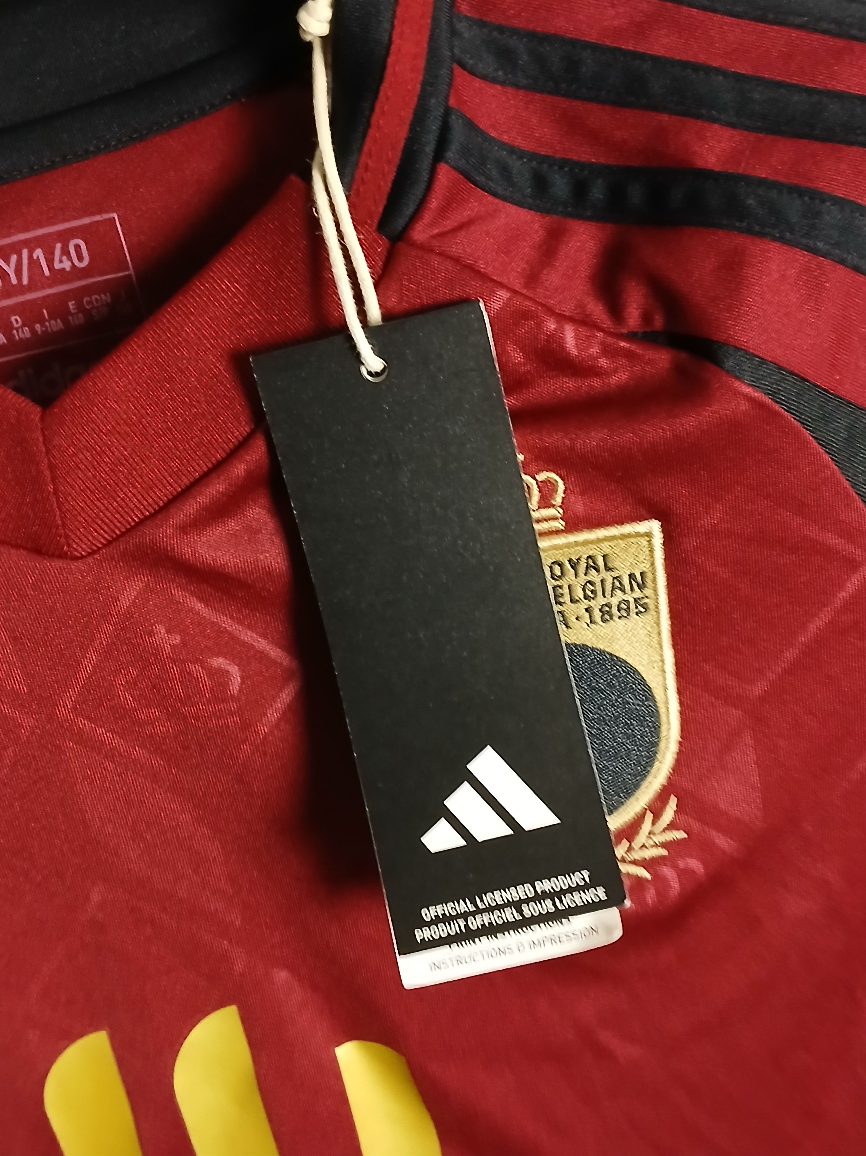 Adidas KIDS Belgium National Team 24/25 Home Football Jersey Size US XS / EU 42 / 0 - 8 Thumbnail