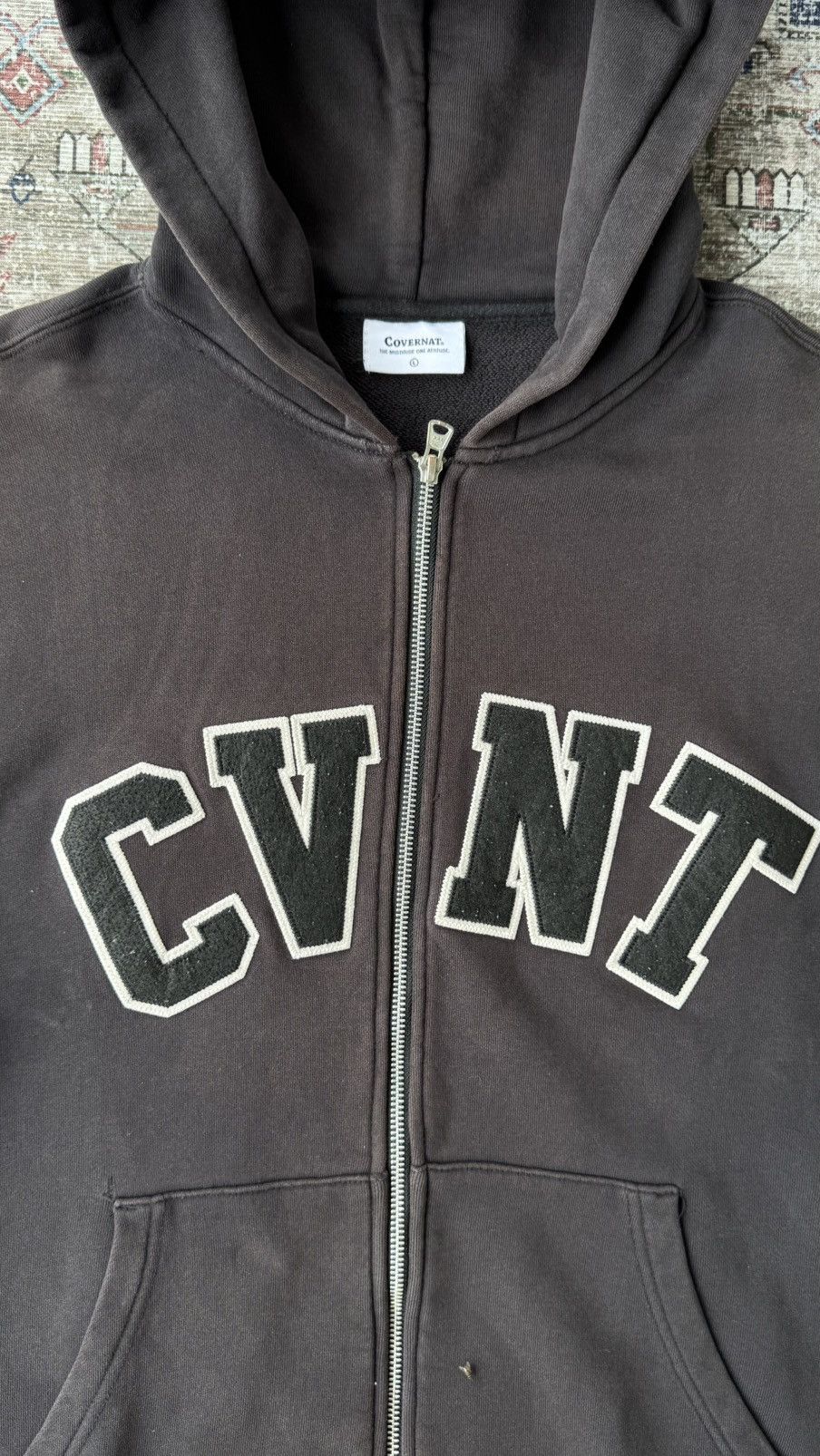 Obey ZIPPER COVERNAT HOODIE BIG LOGO Size US L / EU 52-54 / 3 - 3 Thumbnail