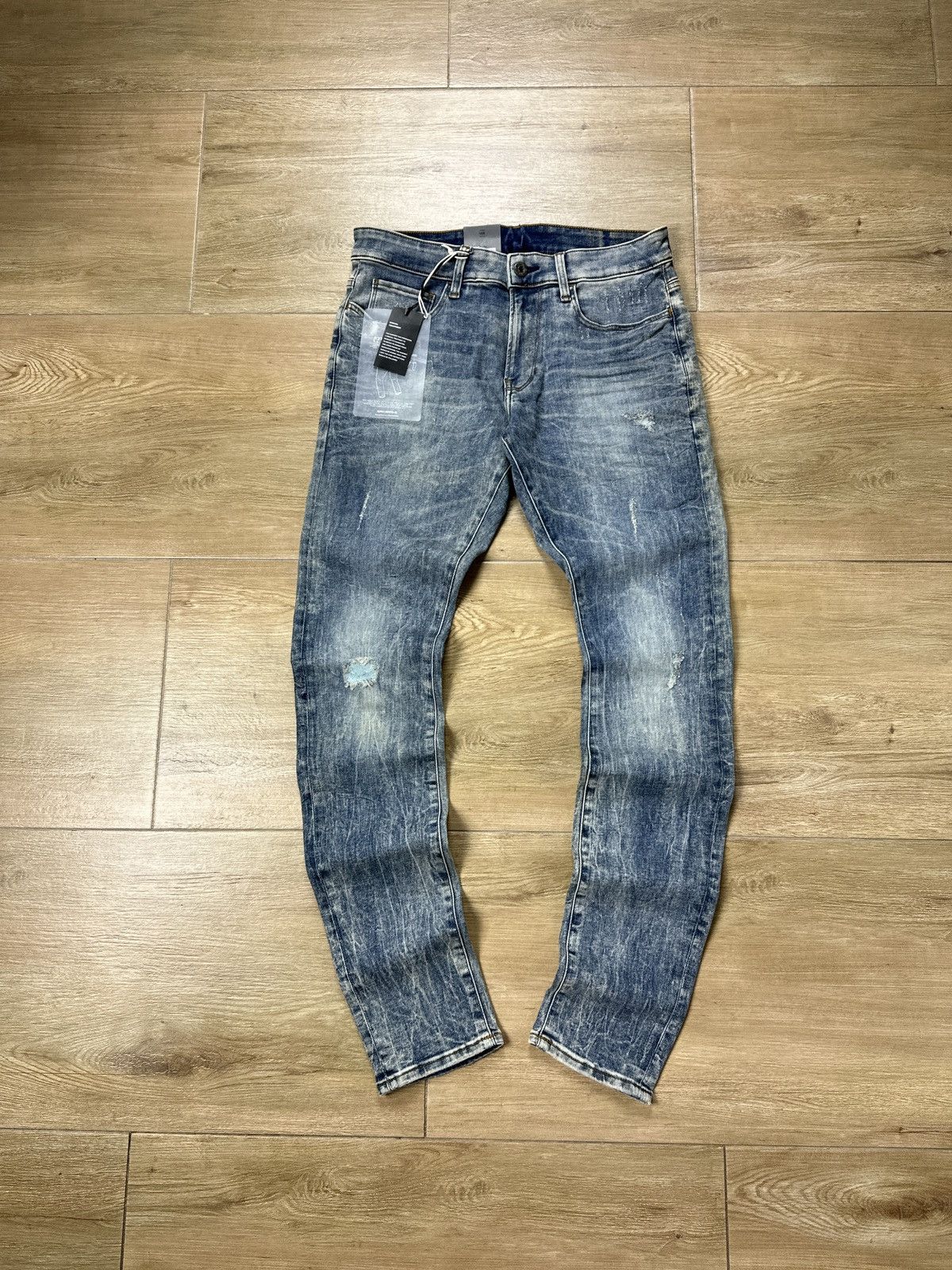 G-Star NEW🏷️ G-Star Raw 3301 Deconstructed Super Slim Denim Jeans Size US 30 / EU 46 - 1 Thumbnail