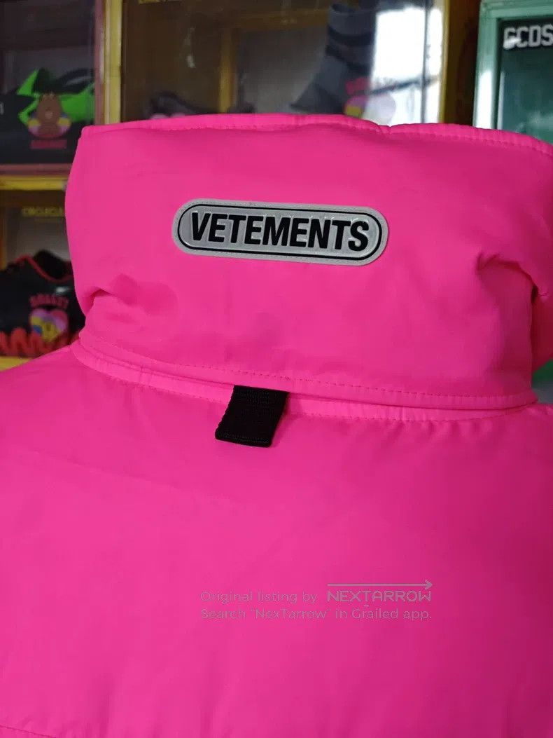 Vetements Vetements Rose Red Down Jacket Coat Size US S / EU 44-46 / 1 - 5 Thumbnail