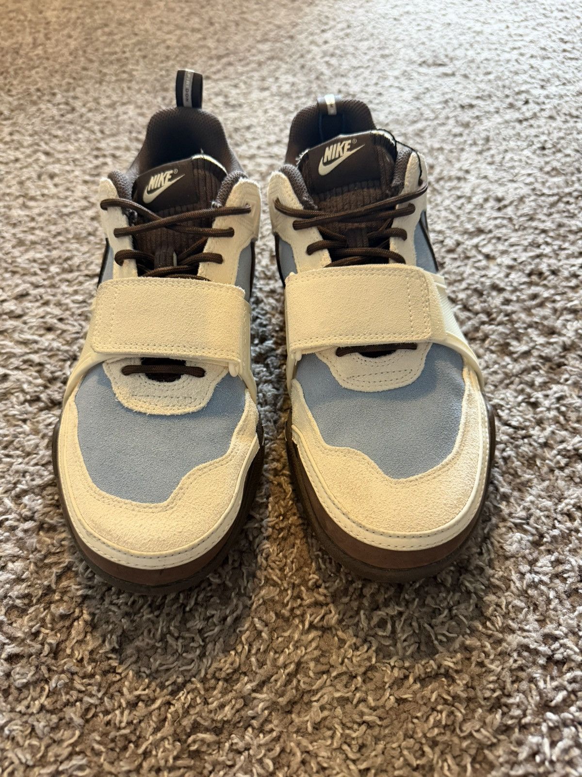 Nike × Travis Scott Nike X Travis Scott Zoom Field Jaxx Blue Leche Size US 10.5 / EU 43-44 - 3 Thumbnail