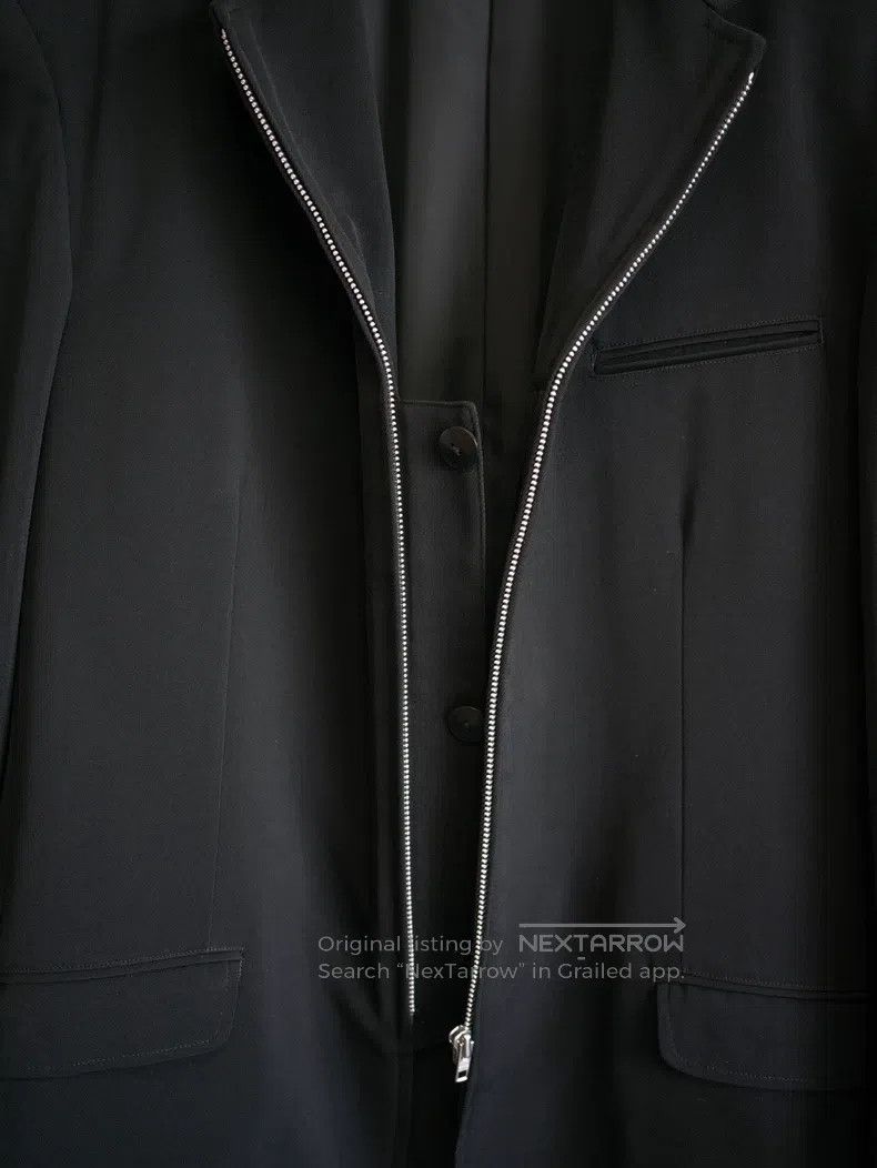 Yohji Yamamoto YOHJI YAMAMOTO Leather buckle zipper jacket Size US L / EU 52-54 / 3 - 5 Thumbnail