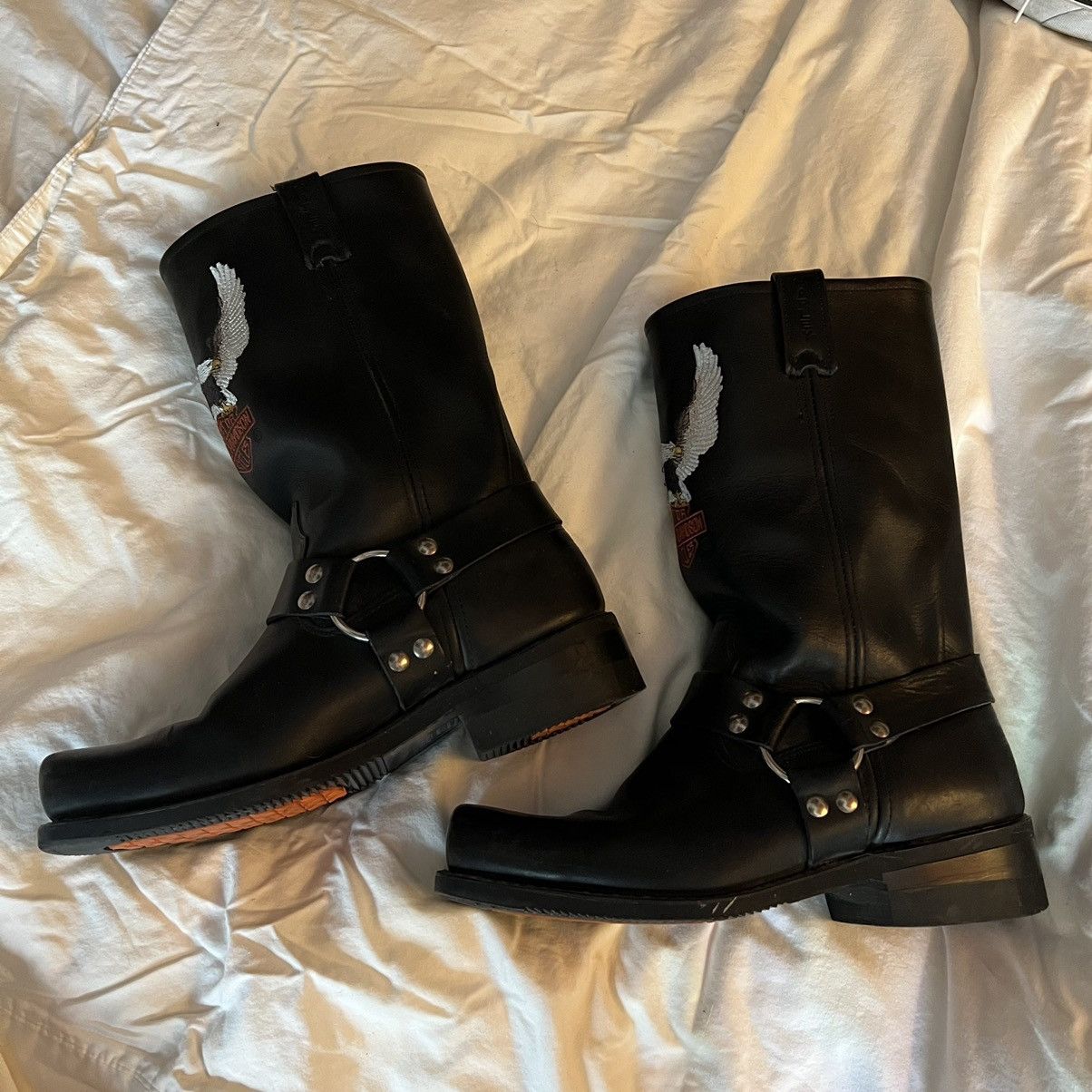 image of Harley Davidson Motorcycle Boots in Black, Men's (Size 8)