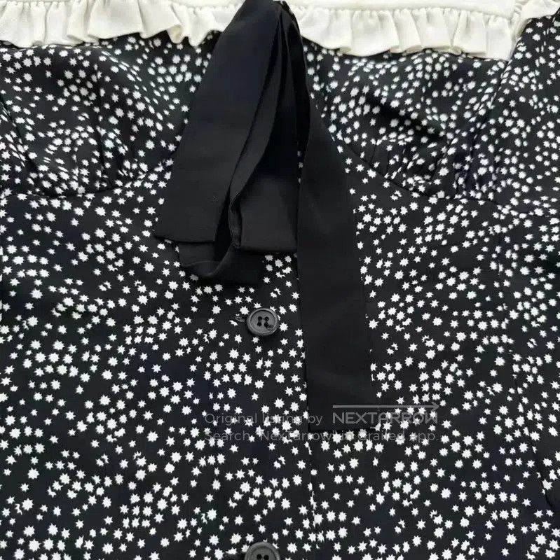 Miu Miu Miu Miu Black Cotton Dress with White Collar . Size M / US 6-8 / IT 42-44 - 6 Thumbnail