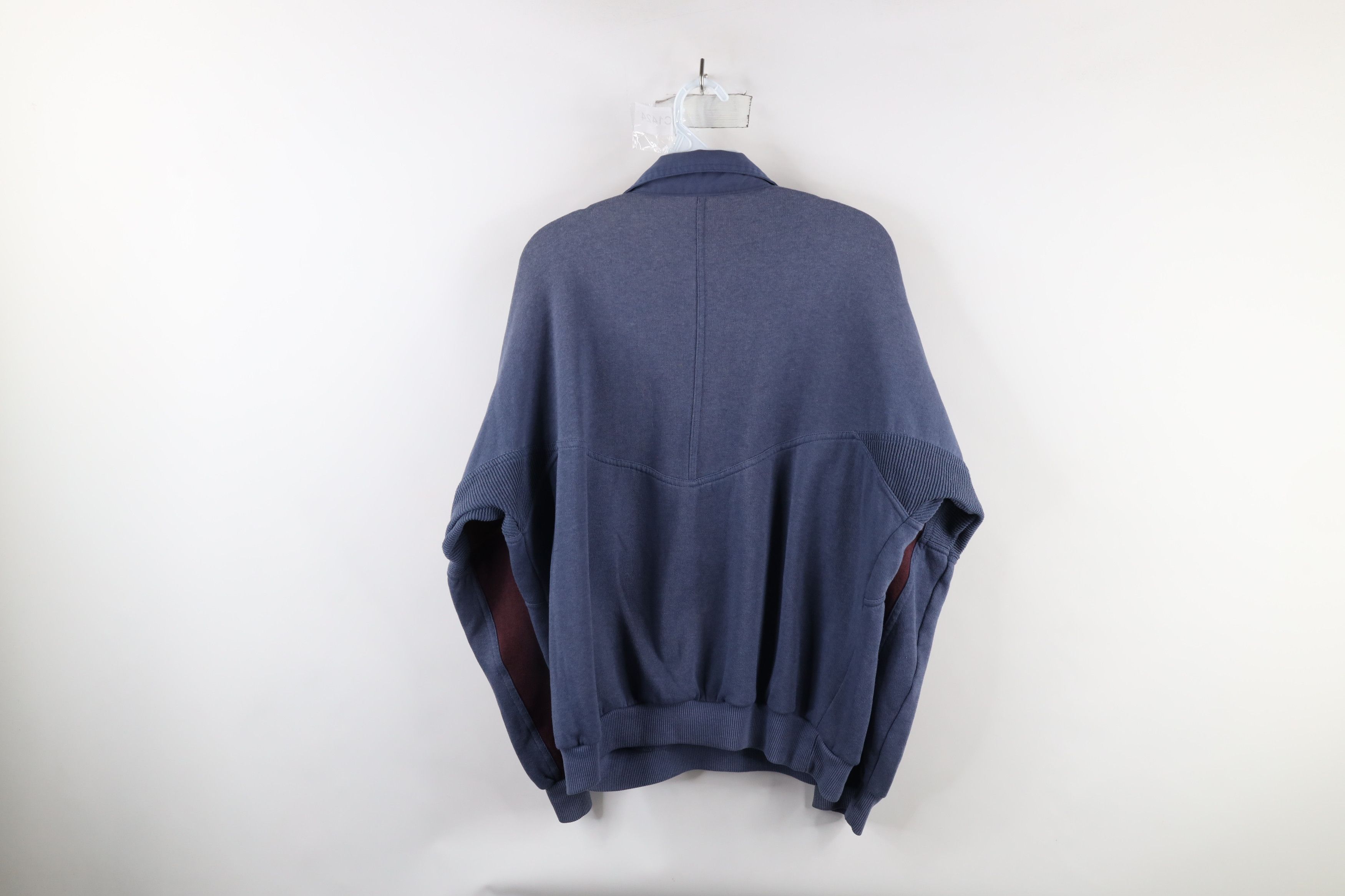 Vintage Vintage 90s Streetwear Block Layered Collared Sweatshirt Size M / US 6-8 / IT 42-44 - 7 Thumbnail