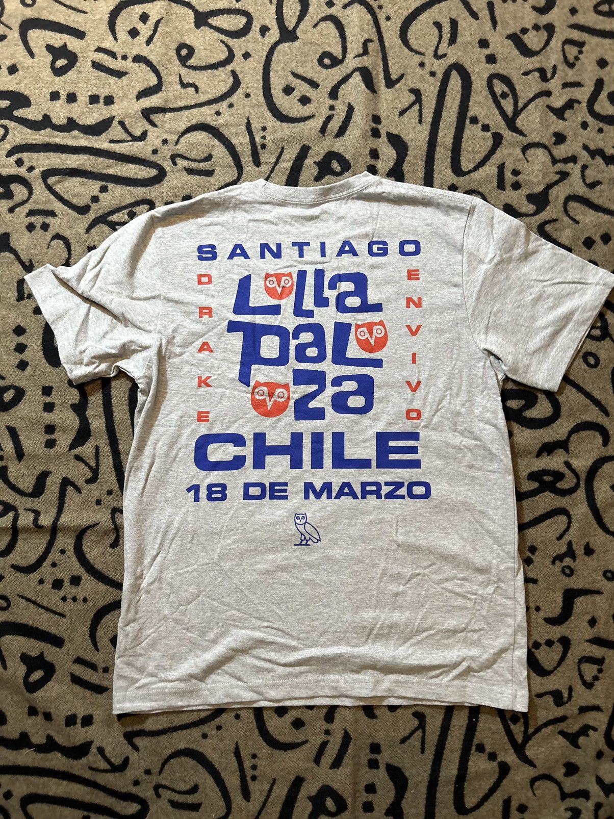 Drake × October's Very Own Chile Lollapalooza Drake Tshirt Size US L / EU 52-54 / 3 - 3 Thumbnail