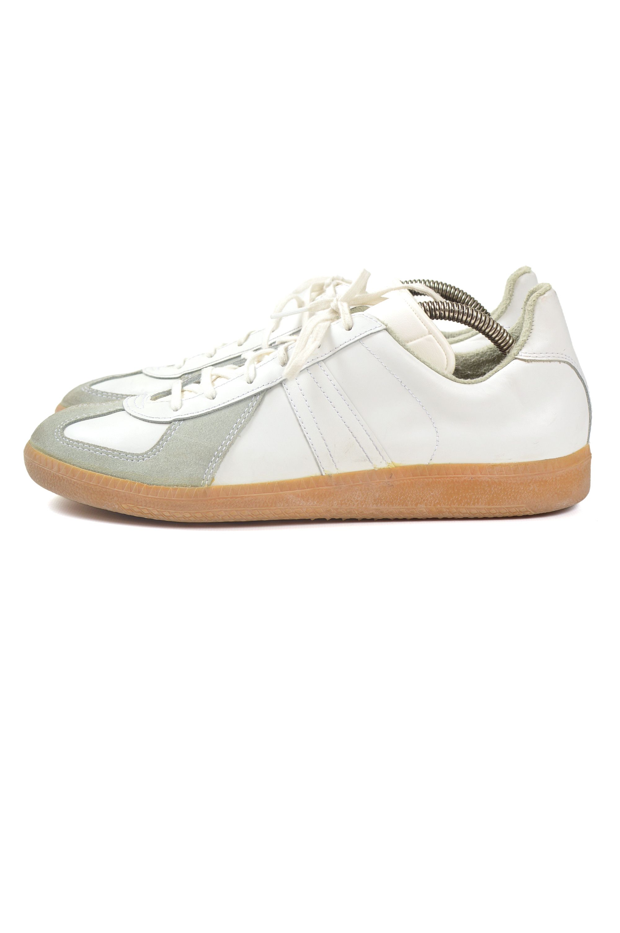 Vintage Bundeswehr BW Sport Vintage White Leather Sneakers Size US 8.5 / EU 41-42 - 1 Thumbnail