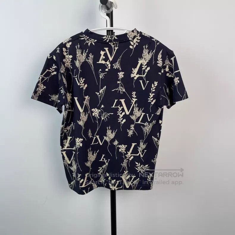 Louis Vuitton Louis Vuitton Blue wheat-ear printed short sleeves Size US XS / EU 42 / 0 - 2 Thumbnail
