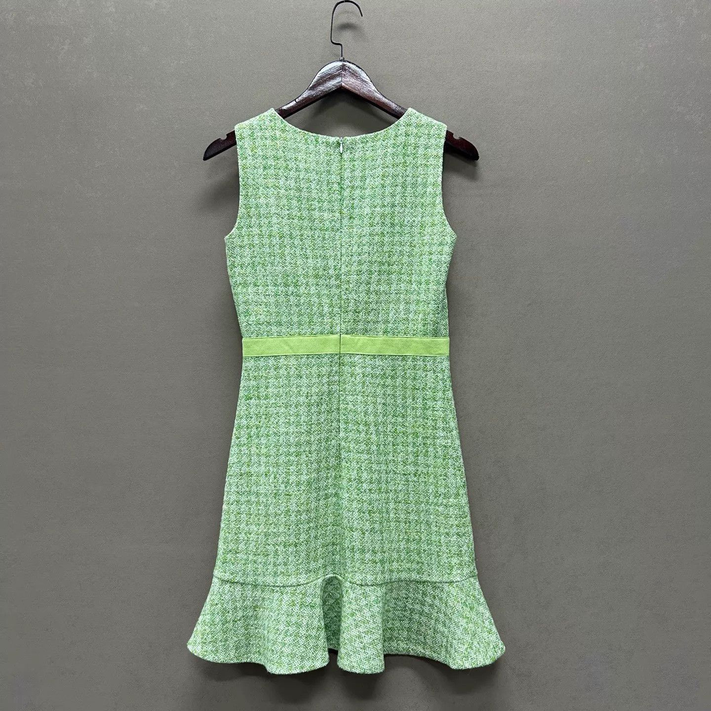 Valentino Valentino Green Houndstooth All Over 99 New 38 Dress Size XS / US 0-2 / IT 36-38 - 2 Thumbnail