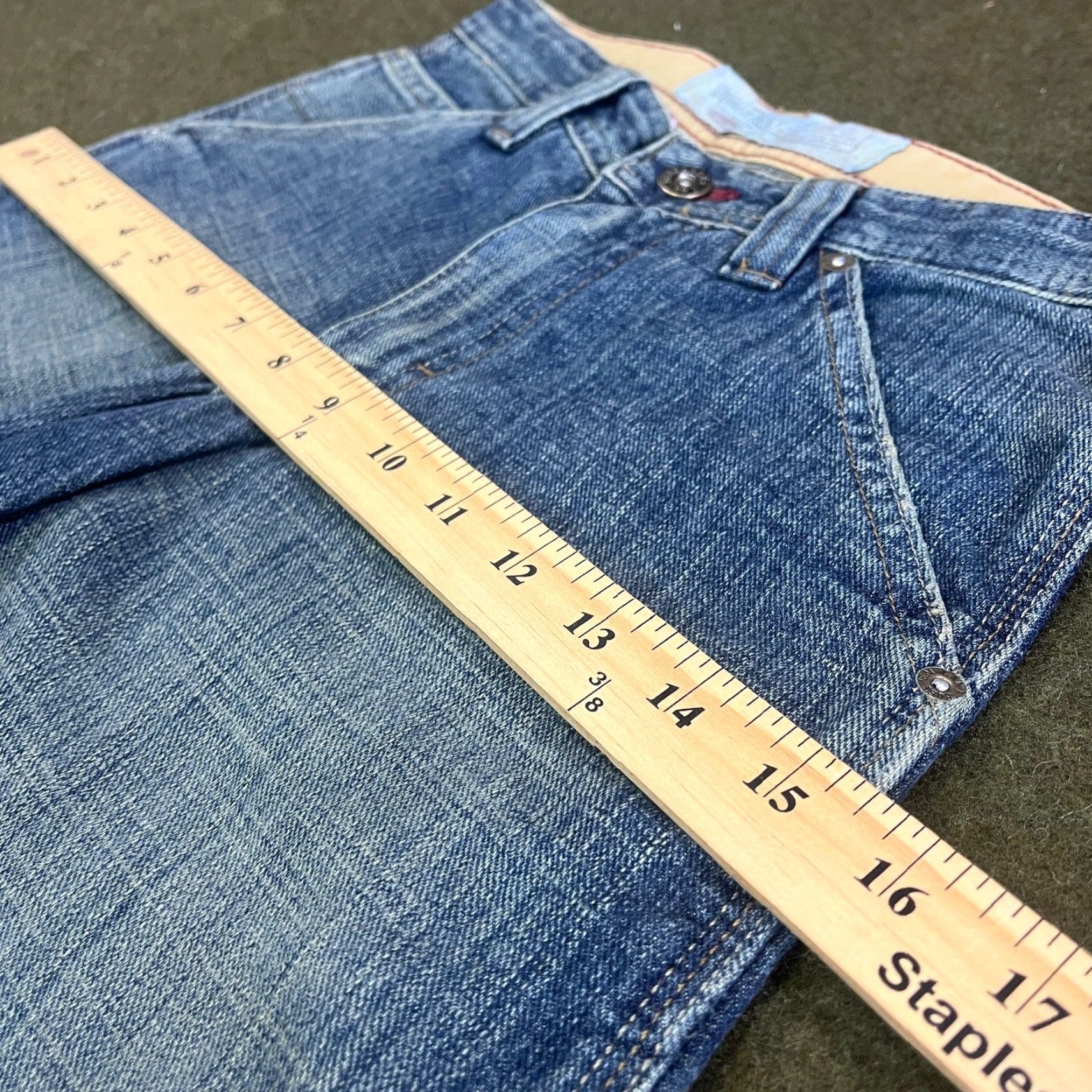 Lee VINTAGE Lee Jeans Women 8 Regular Blue Carpenter Denim Baggy 90s Show/Workwear Womens Size 30" / US 8 / IT 44 - 5 Thumbnail