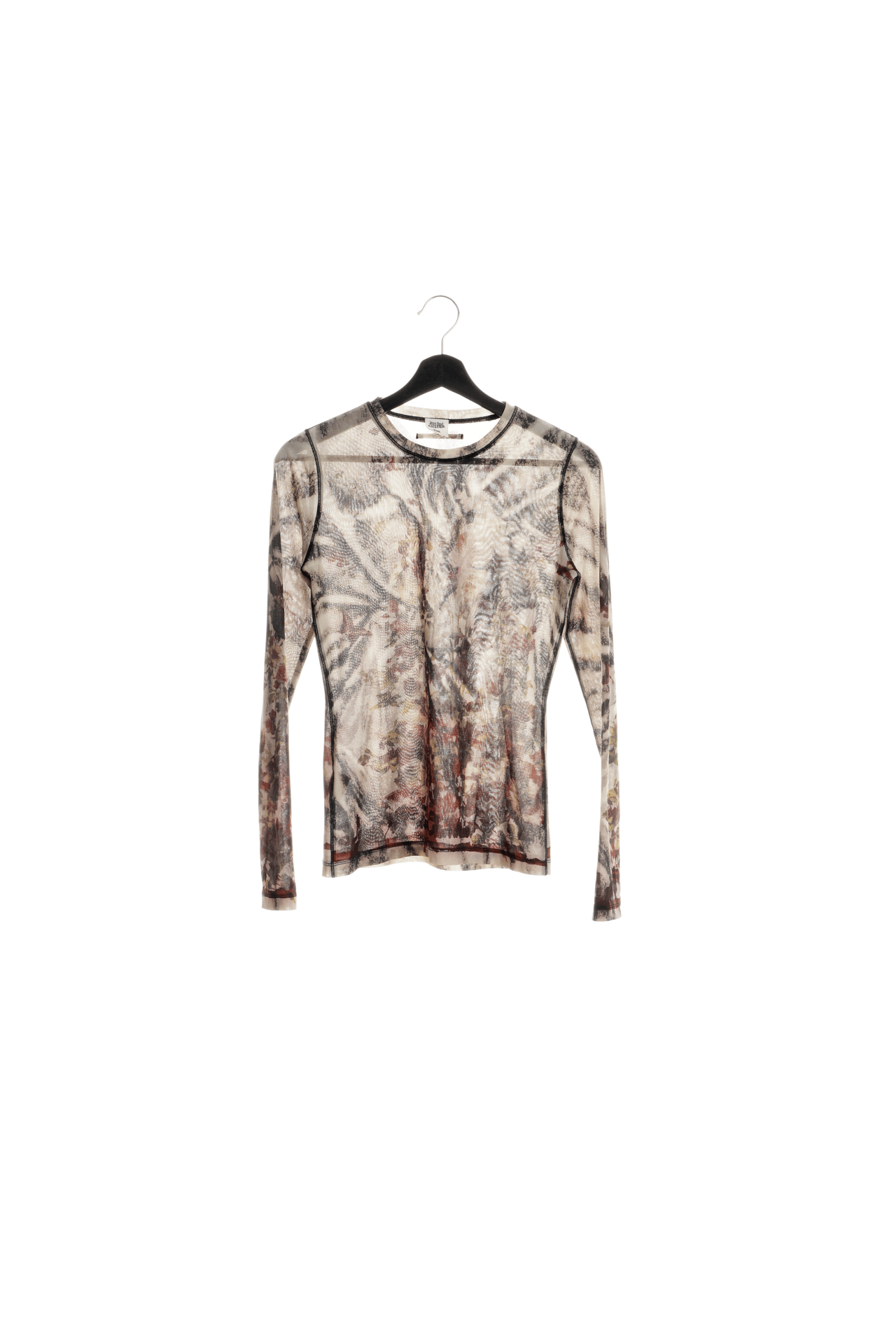 Jean Paul Gaultier Archive Floral Mesh Tattoo Top Size S / US 4 / IT 40 - 1 Thumbnail