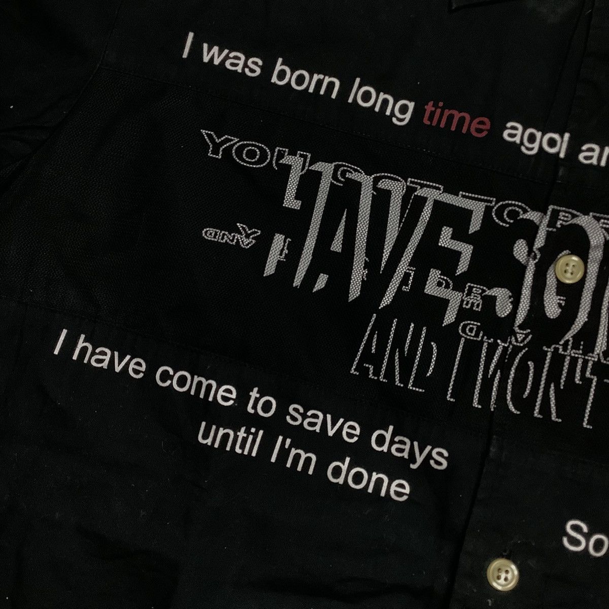 Hysteric Glamour × If Six Was Nine × Japanese Brand Y2k Euroimmortal ifsixwasnine poem shirt Size US L / EU 52-54 / 3 - 3 Thumbnail