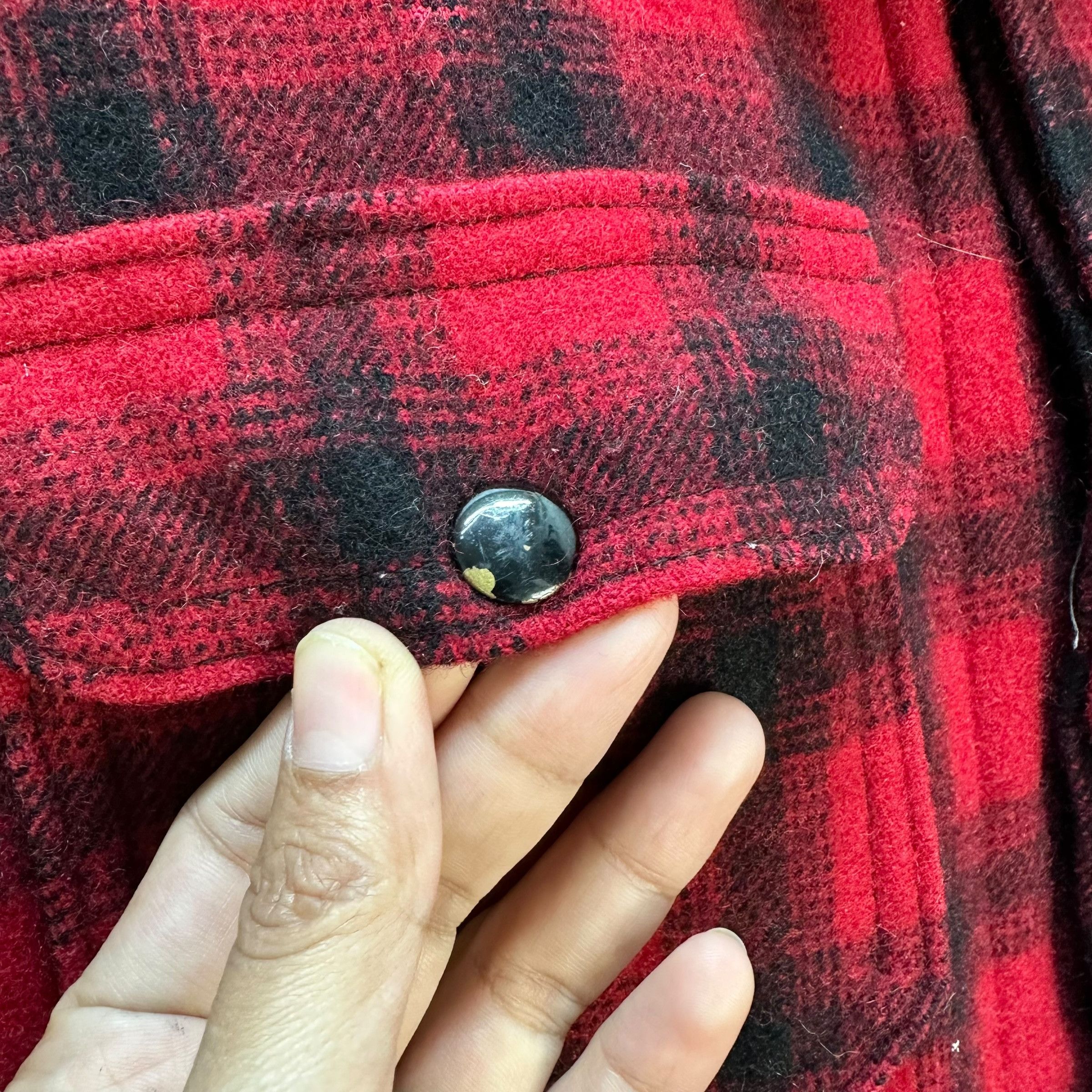 Woolrich Woolen Mills Vintage 80's WOOLRICH Checked Flannel Chore Jacket #A80-1935 Size US XL / EU 56 / 4 - 6 Thumbnail