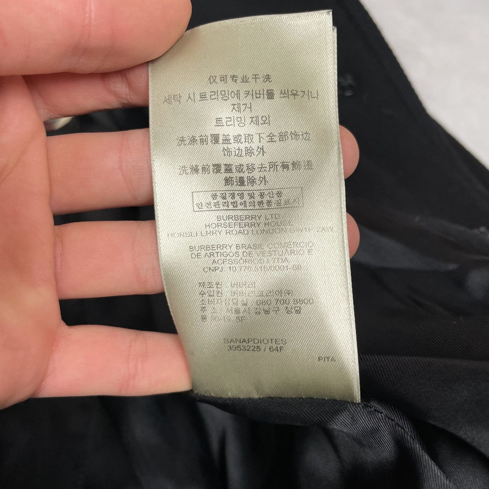 Burberry Burberry Brit Women's Black Cashmere Wool Belted Coat 8 Size M / US 6-8 / IT 42-44 - 13 Thumbnail