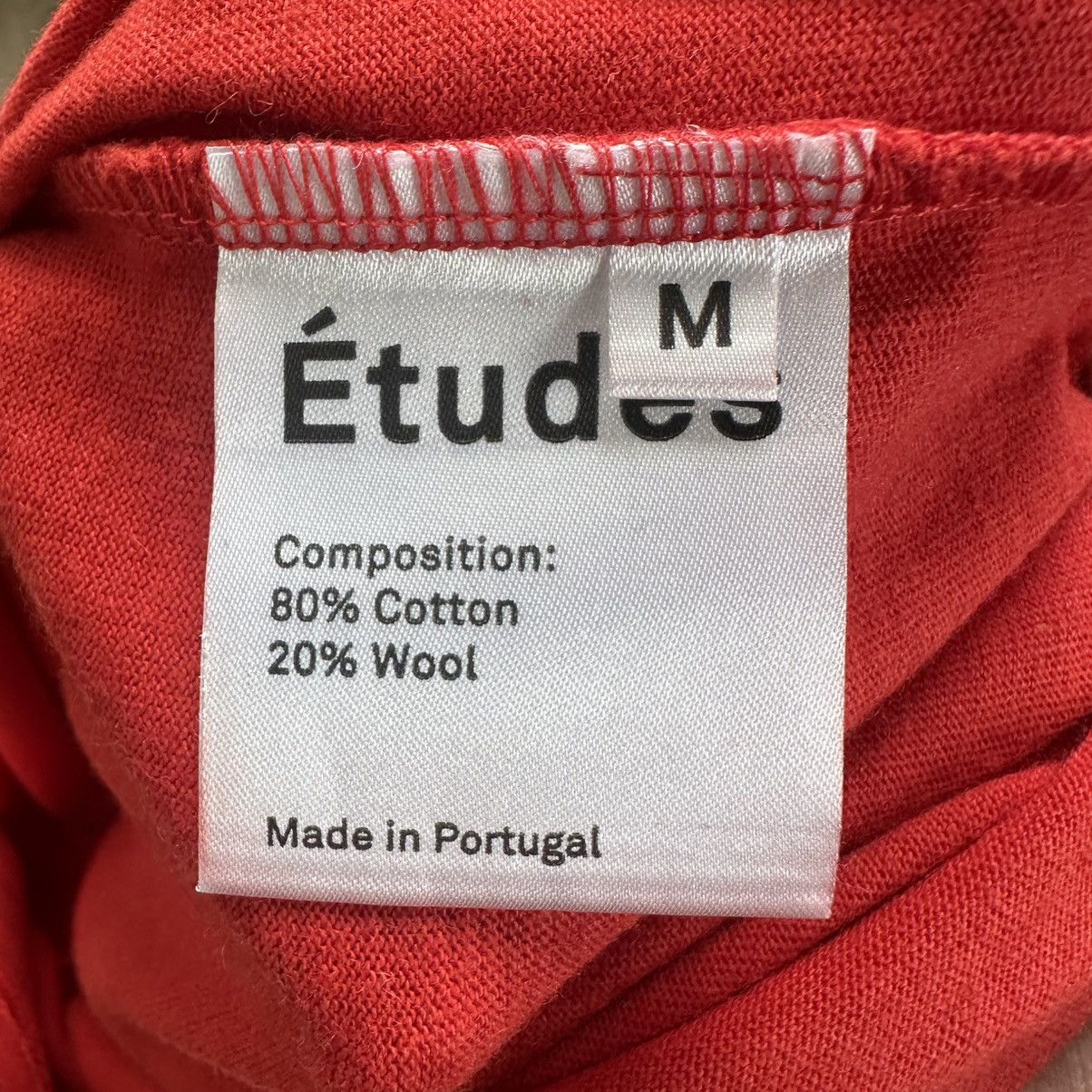 Etudes Never again wool+ cotton Études T-Shirt Size US M / EU 48-50 / 2 - 9 Thumbnail