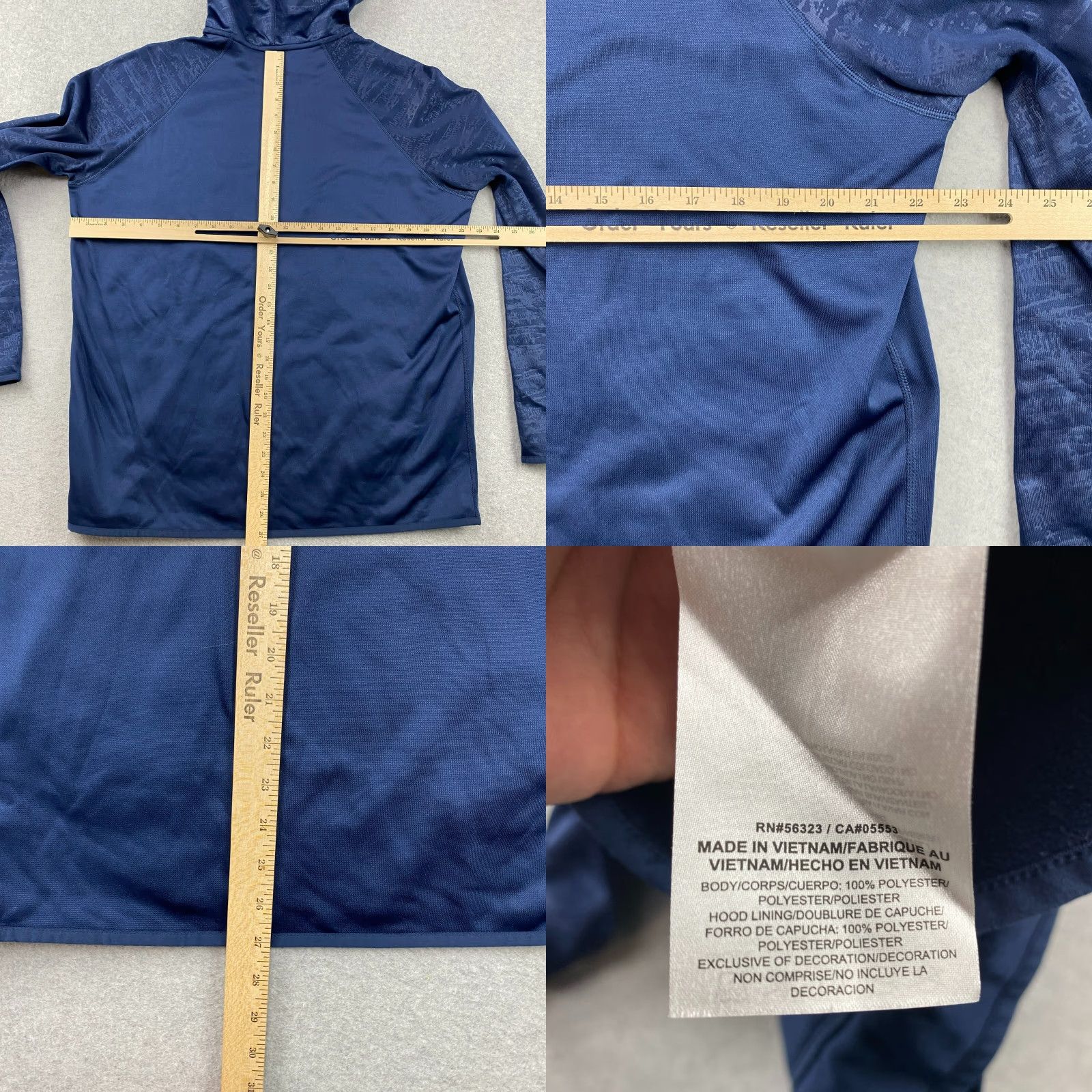 Nike Nike Hoodie Womens XL Blue NFL Los Angeles Rams Dri Fit Pullover Thumbholes Size XL / US 12-14 / IT 48-50 - 8 Thumbnail