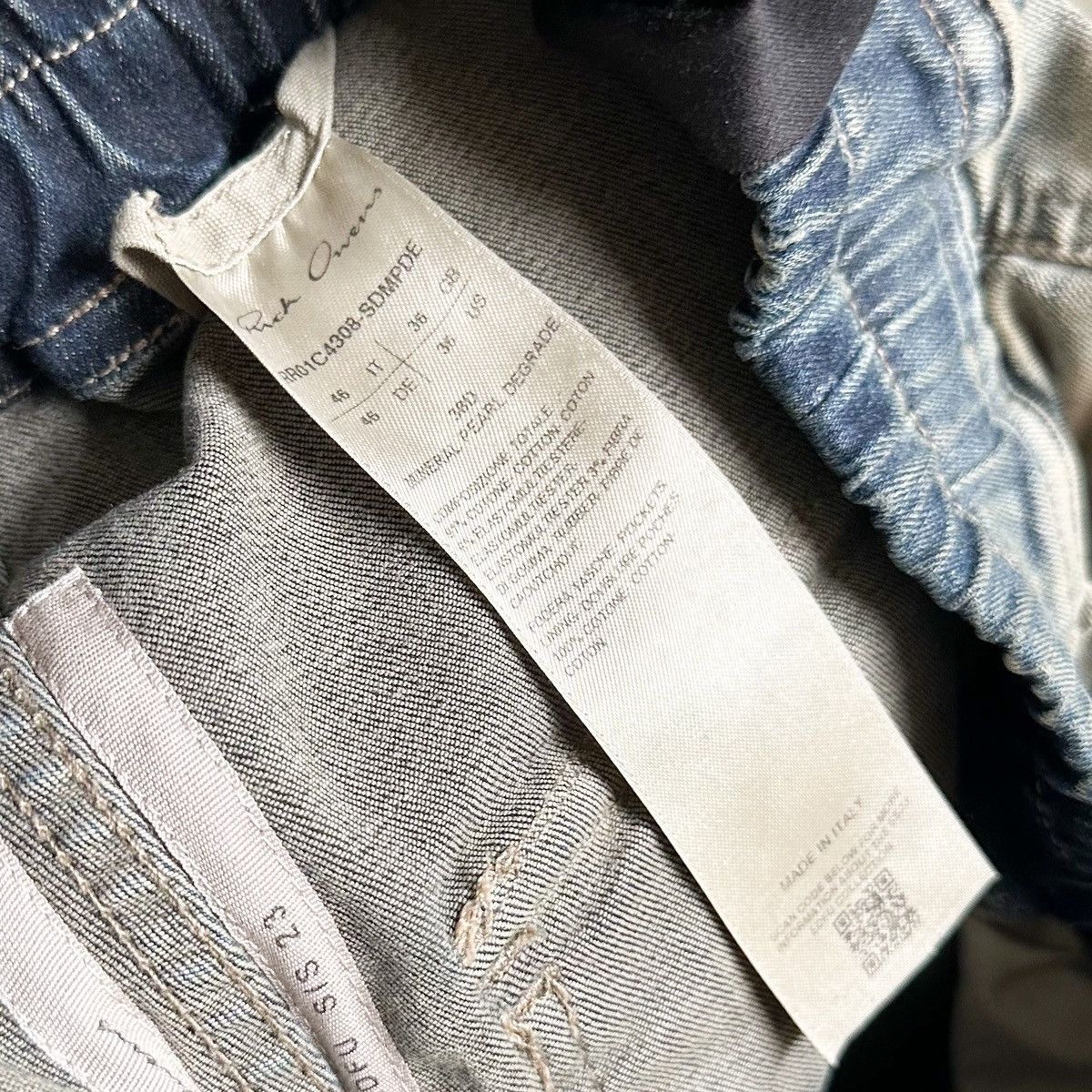 Rick Owens RUNWAY EDFU SS23 Double Cargo Jumbo Bela Mineral Wash Pants Size US 32 / EU 48 - 9 Thumbnail
