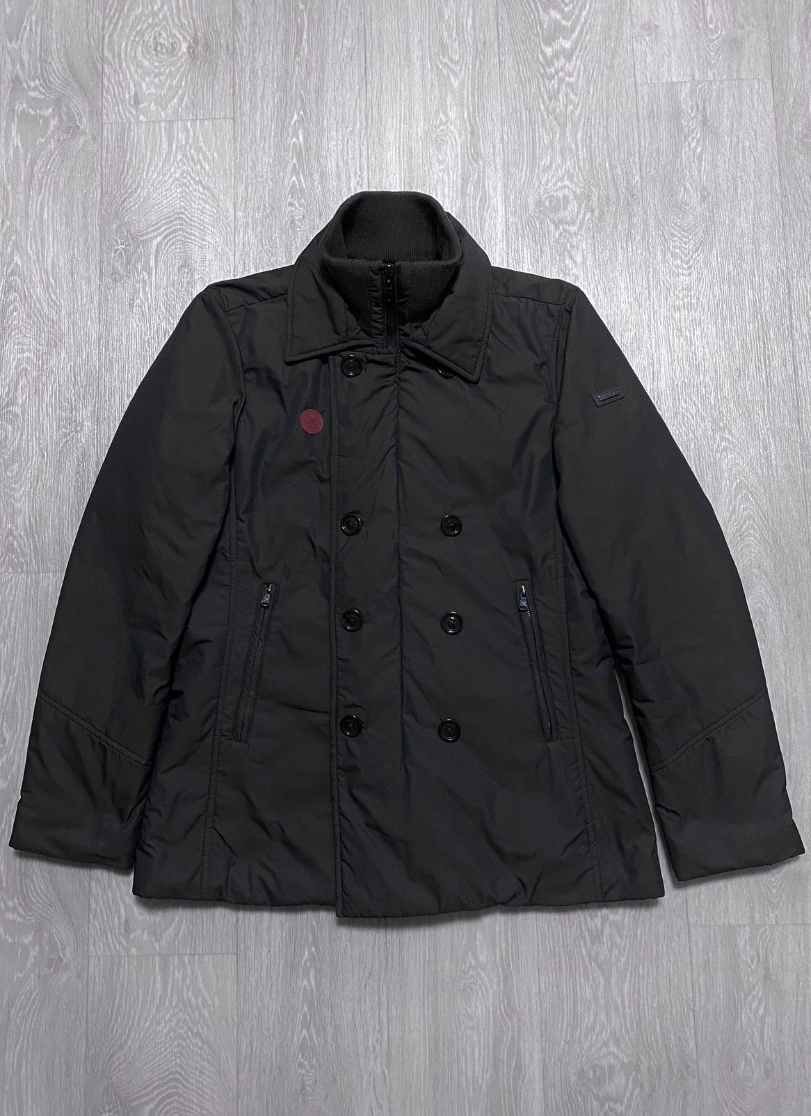 Hackett Hackett London Khaki Double-breasted Shimmer Down TrenchCoat Size M / US 6-8 / IT 42-44 - 4 Thumbnail