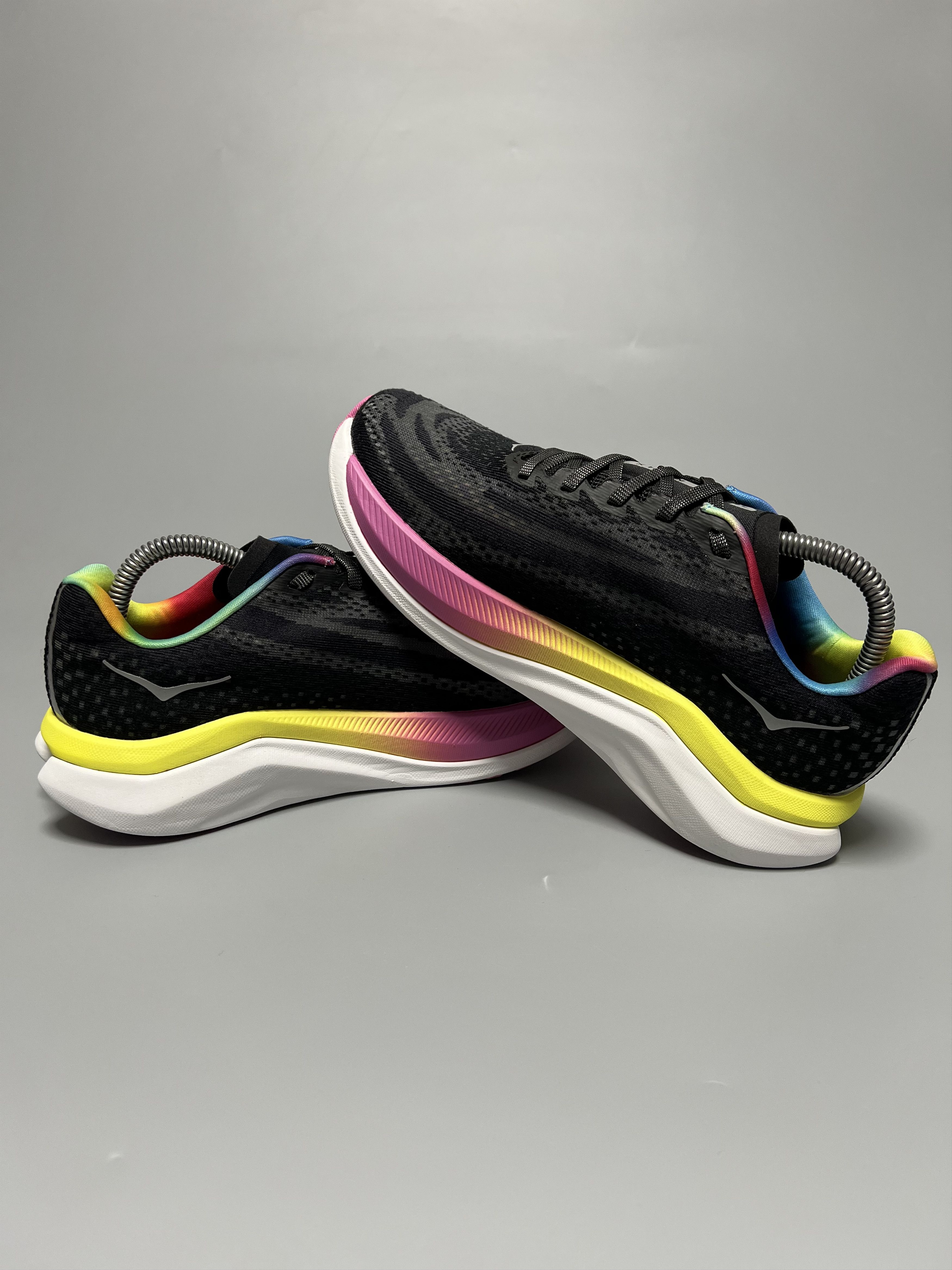 Hoka 7B Hoka One One Mach X "Black Rainbow" Women's Running Shoes Size US 7 / IT 37 - 5 Thumbnail