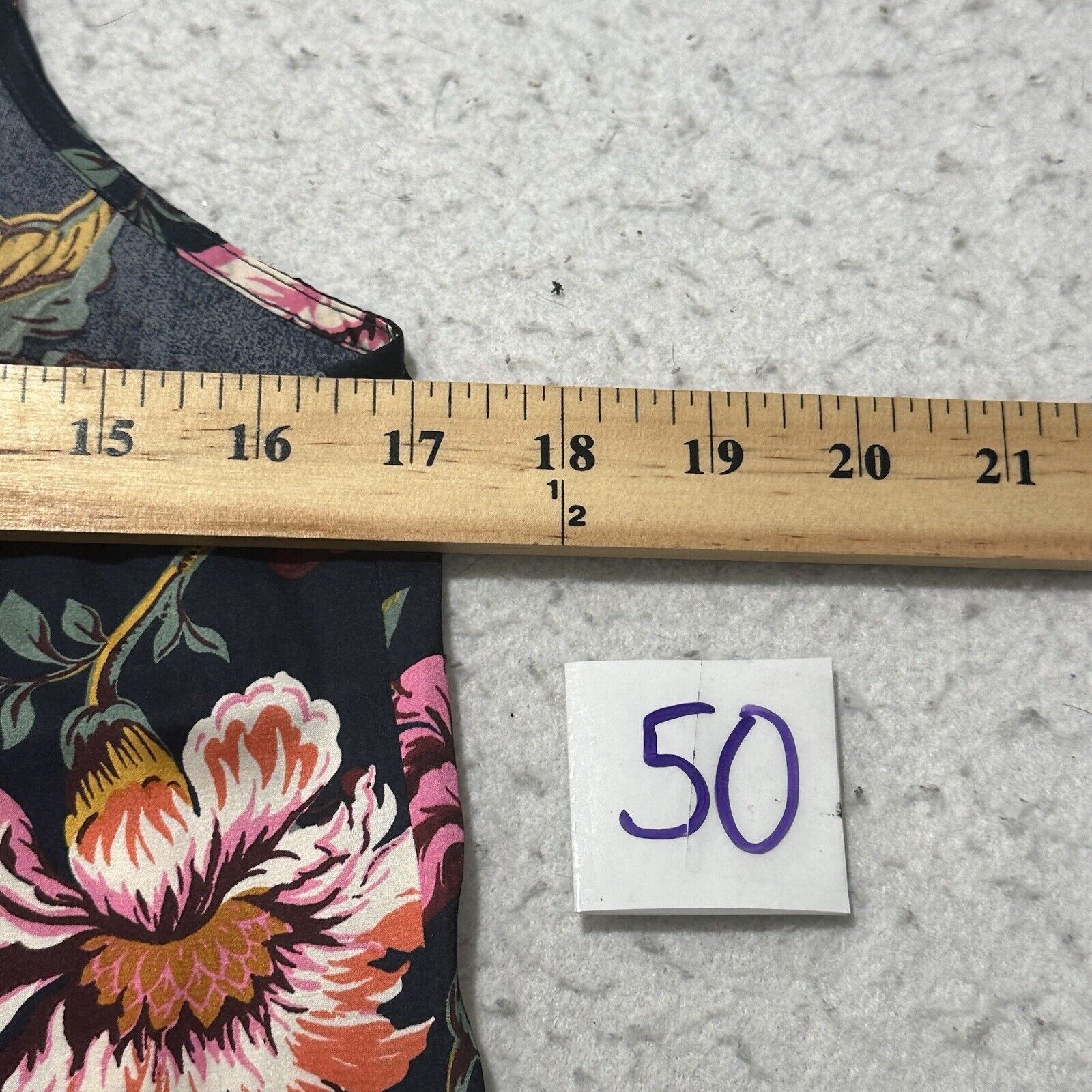 Old Navy Old Navy Small Navy Blue Floral Pajama Tank Top Lightweight Size S / US 4 / IT 40 - 16 Thumbnail