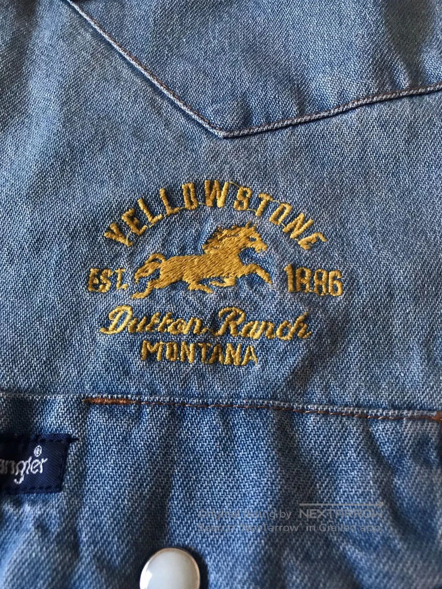 Wrangler Wrangler x Yellowstone Dutton Ranch Western Shirt. Size US S / EU 44-46 / 1 - 4 Thumbnail
