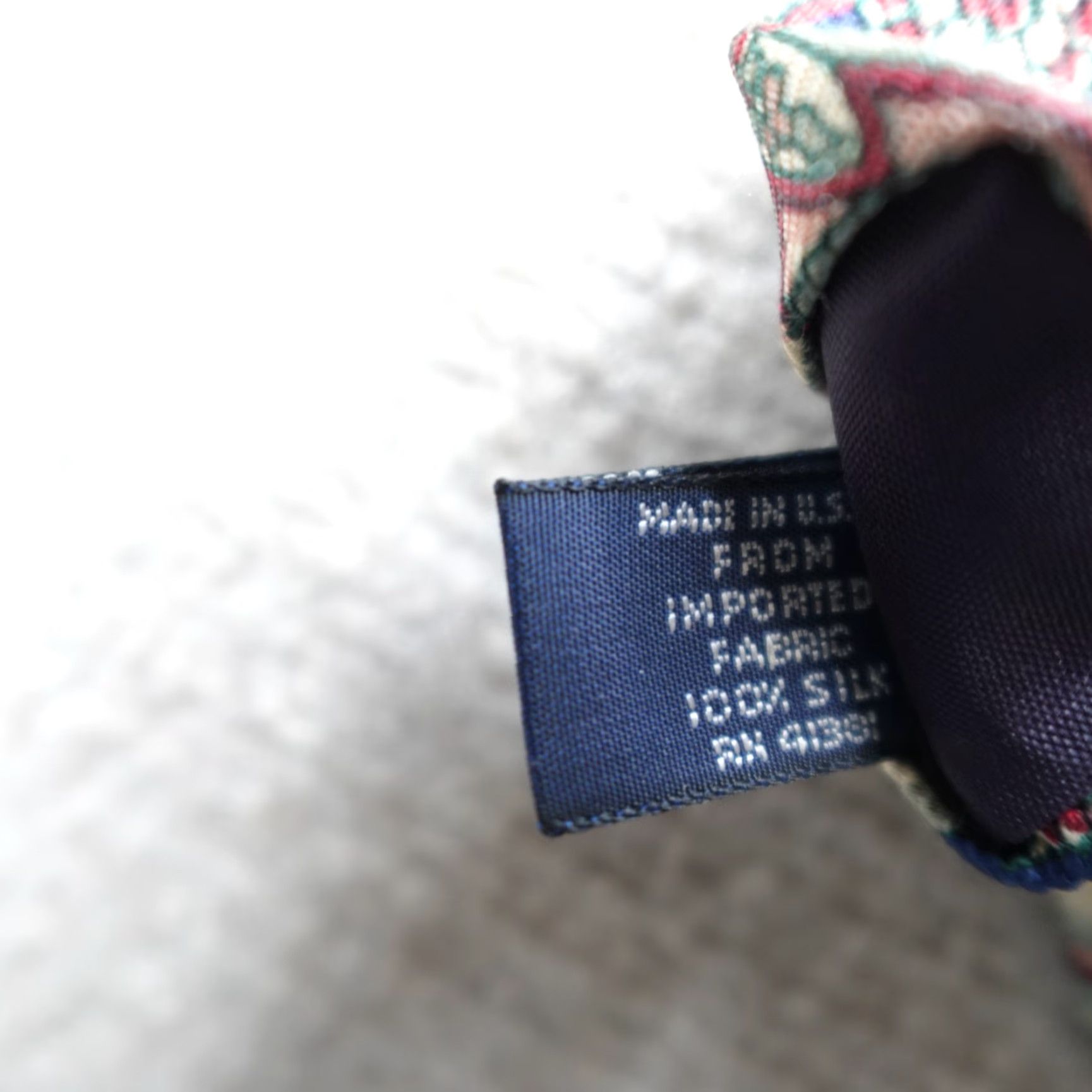 Polo Ralph Lauren VINTAGE Polo Ralph Lauren Tie Beige Blue Paisley Floral Silk Made in USA Logo Adjustable Handmade Men Tie Classic 57"-60" Ships Next Business Day Size US M / EU 48-50 / 2 - 7 Thumbnail