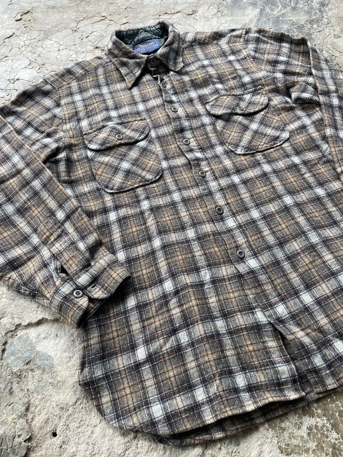 Pendleton Vintage 70’s Pendleton Wool shirt Size US L / EU 52-54 / 3 - 2 Thumbnail