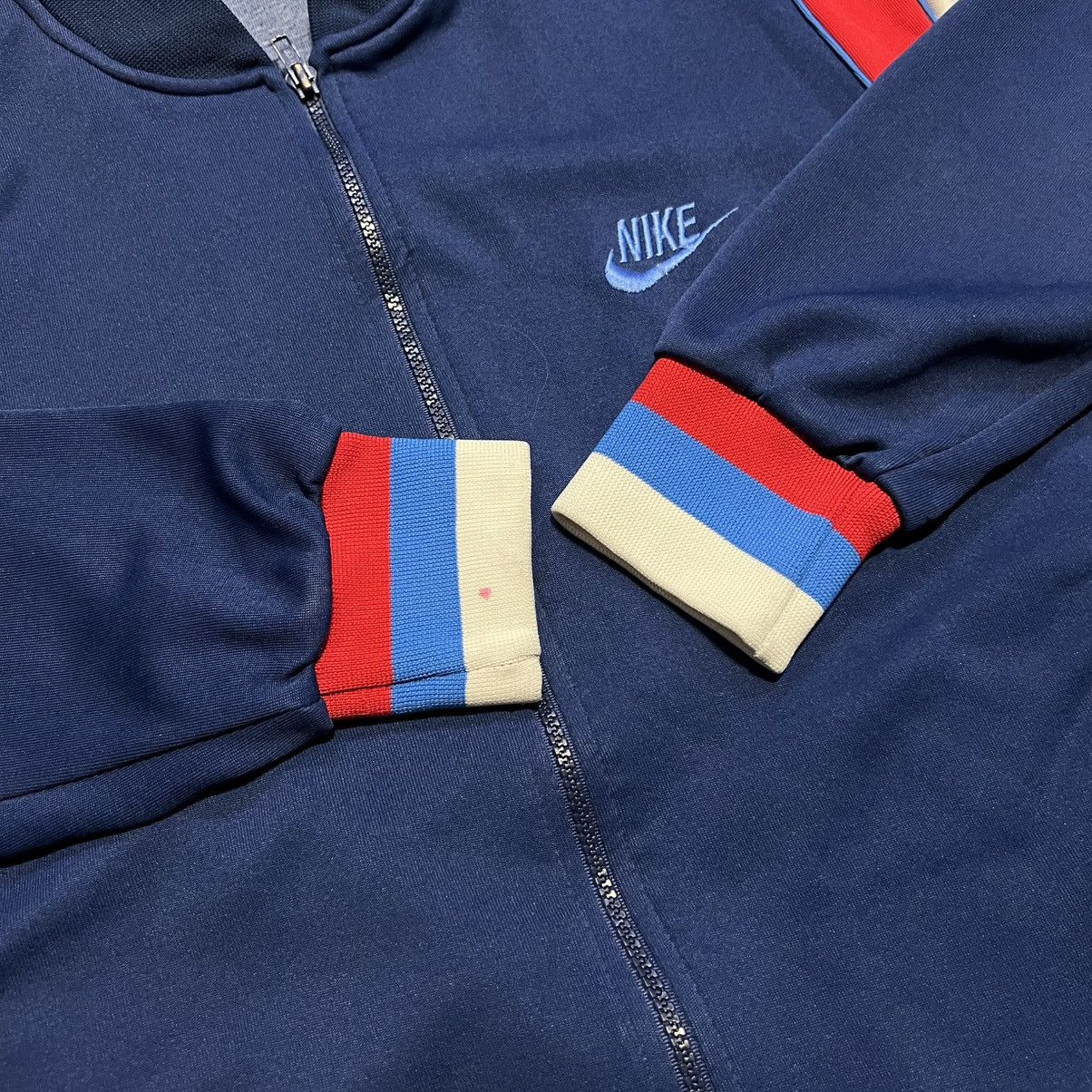 Nike Vintage 80s Nike Track Jacket Warm Up Full Zip Retro Ringer Size US XL / EU 56 / 4 - 6 Thumbnail