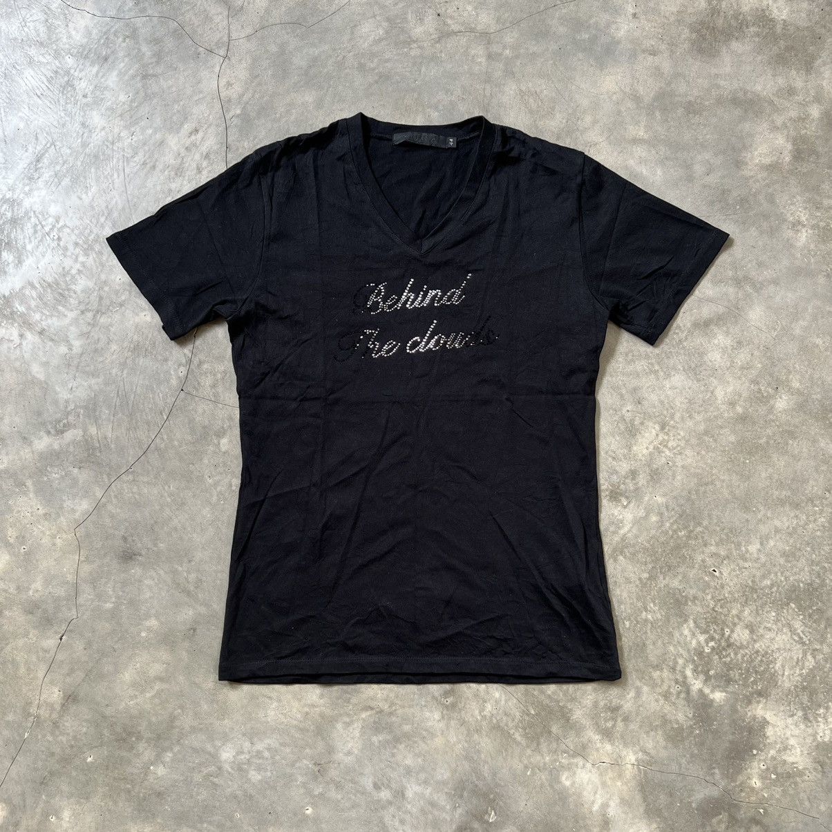 GOSTAR DE FUGA 2000s Gostar De Fuga Swarovski Vkei style V Neck Shirt Size M / US 6-8 / IT 42-44 - 1 Thumbnail