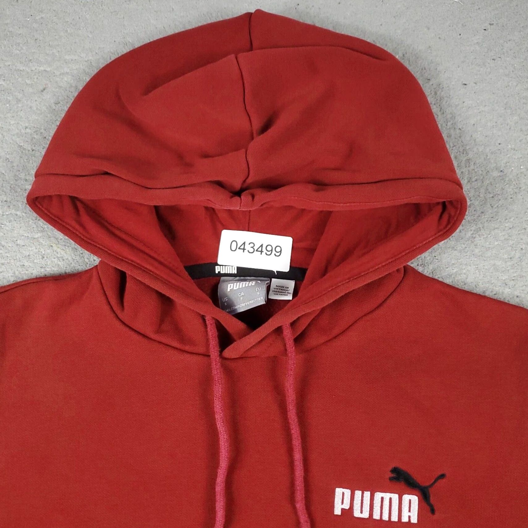 Puma PUMA Hoodie Mens Small Red Casual Pullover Sweatshirt Size US S / EU 44-46 / 1 - 3 Thumbnail