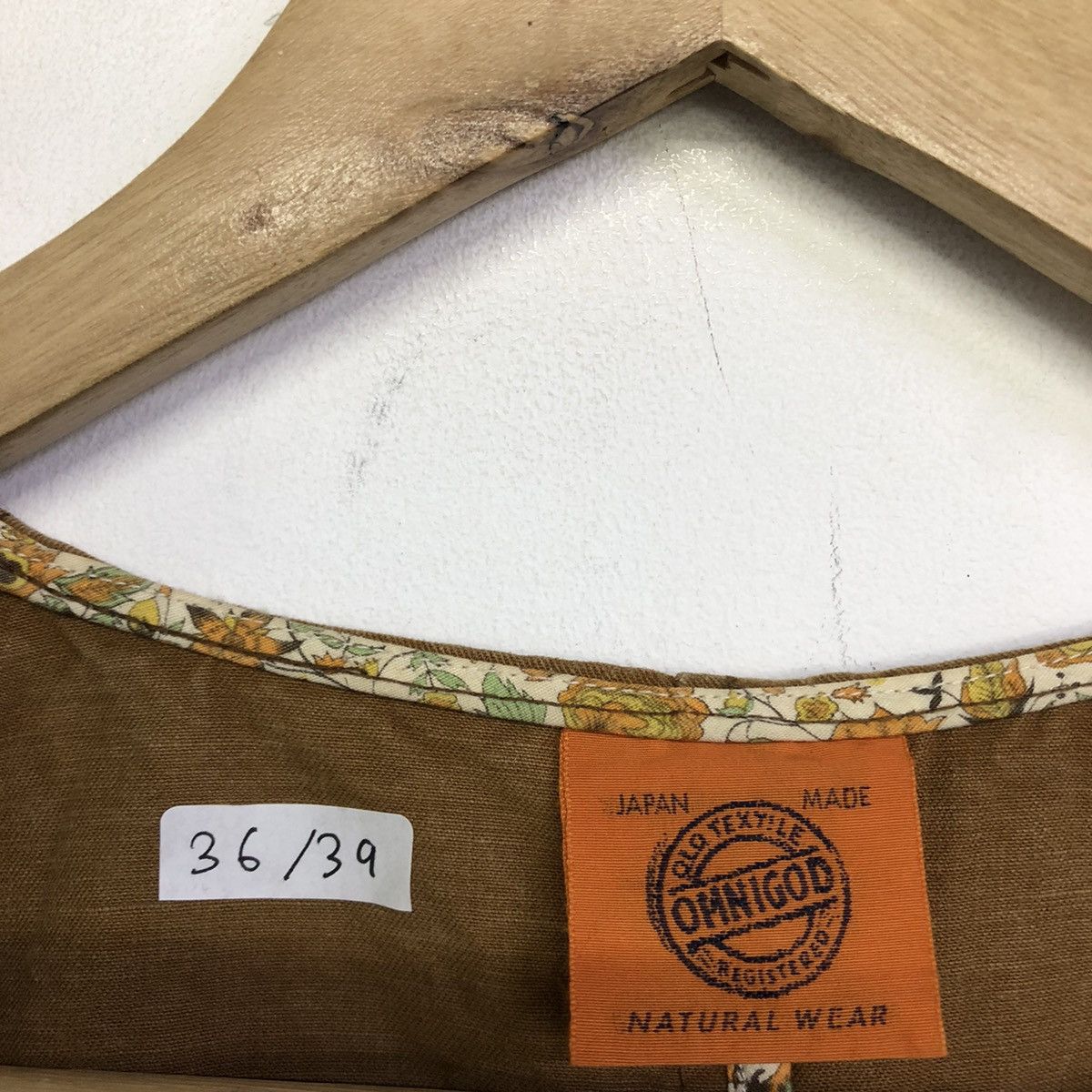 Japanese Brand × OMNIGOD Omnigod Tan Duck Work Canvas Outerwear Apron Size 36 - 13 Thumbnail