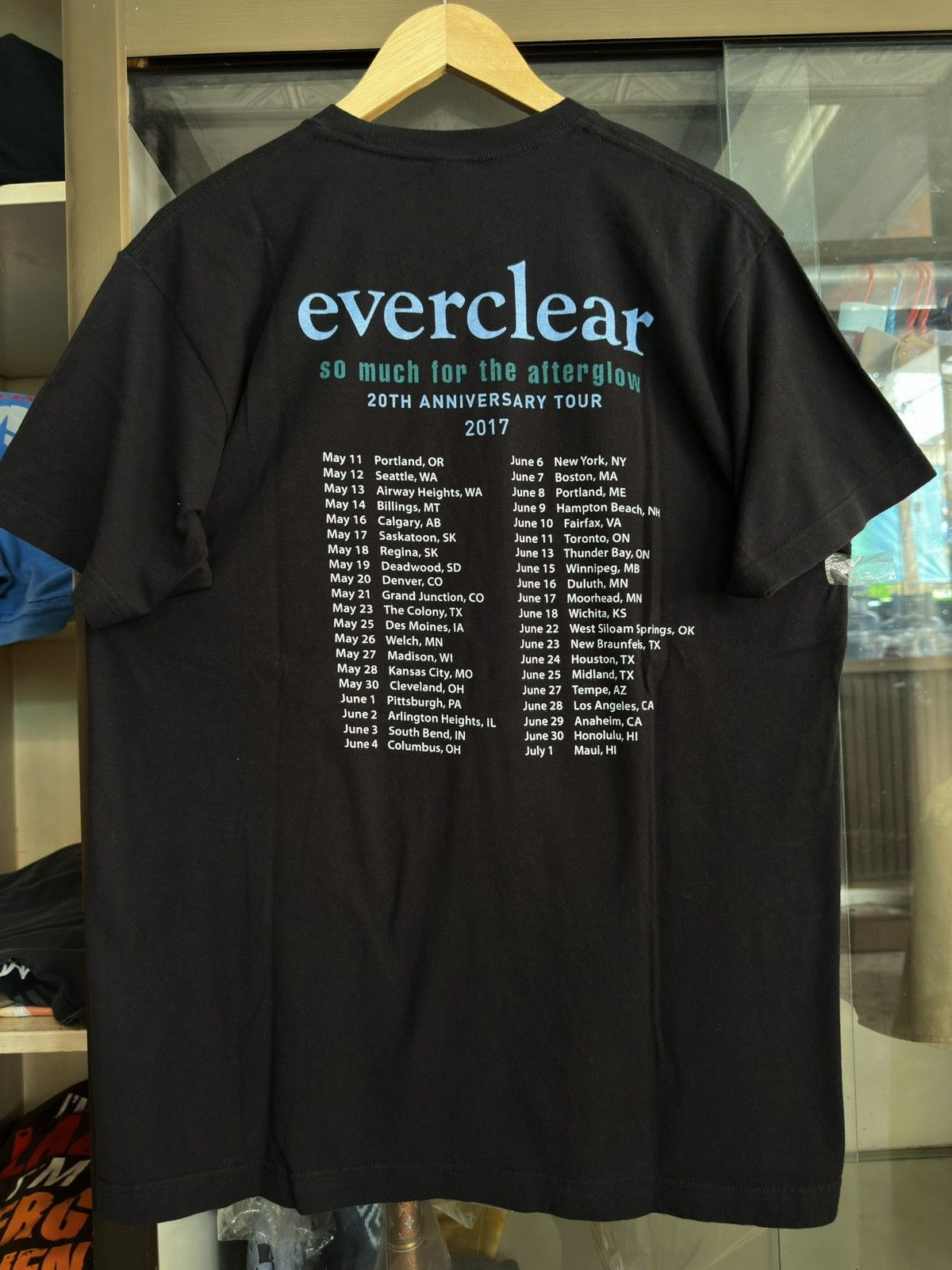 Band Tees Everclear So Much For The Afterglow 2017 Tour Tee Size US L / EU 52-54 / 3 - 3 Thumbnail