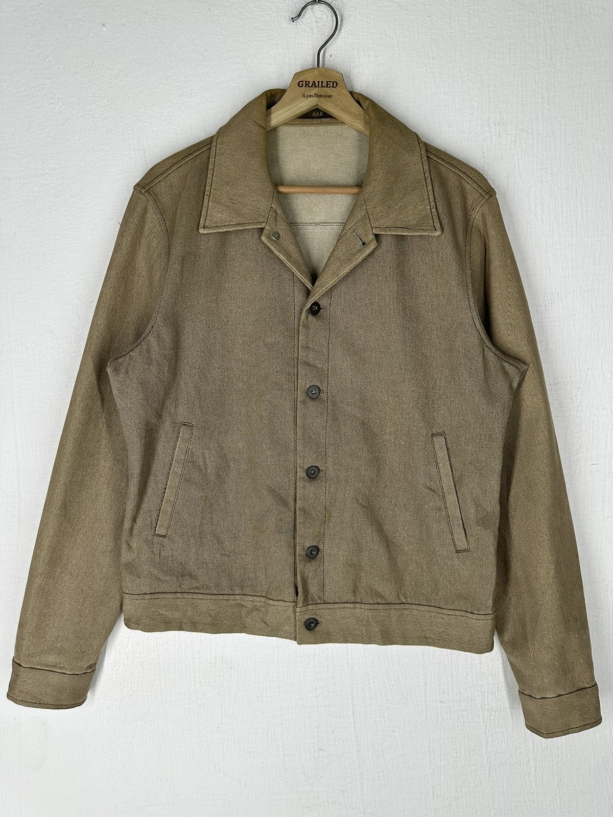 Yohji Yamamoto Vintage A.A.R Yohji Design Studio Denim Jacket Size US L / EU 52-54 / 3 - 1 Thumbnail
