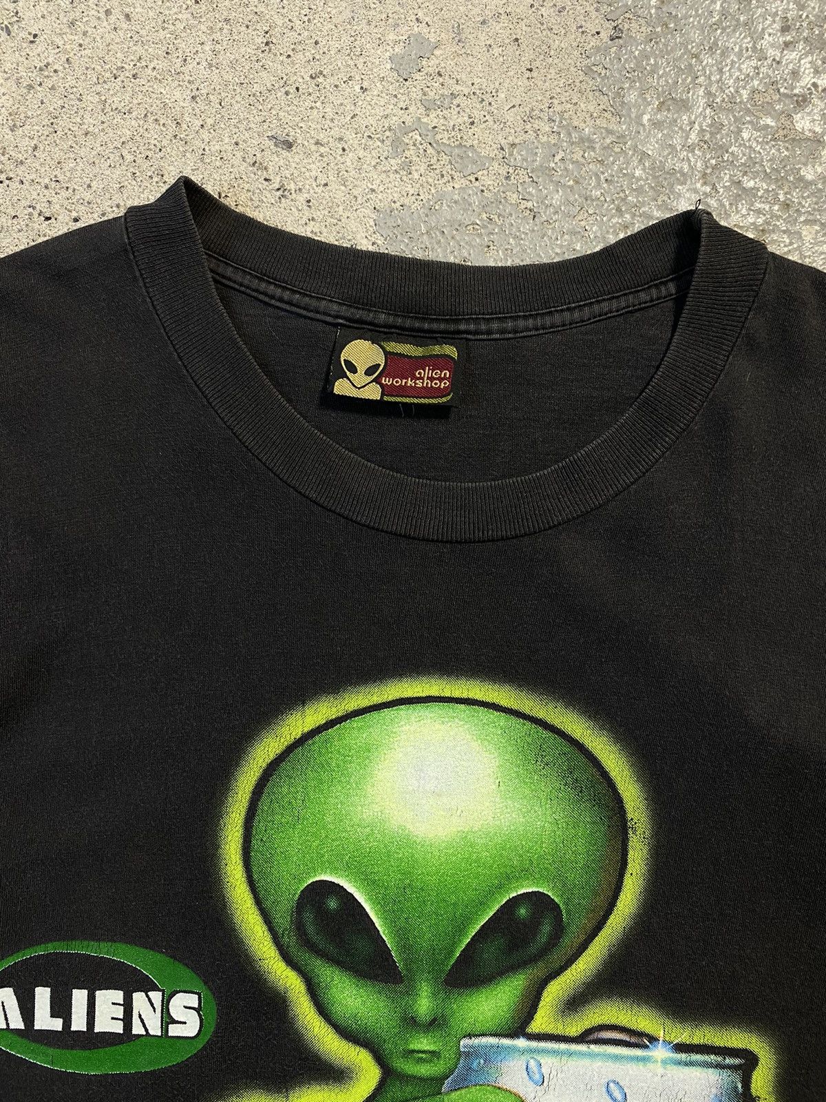 Alien Workshop × Vintage Vintage 90s Alien Workshop Pepsi tee 