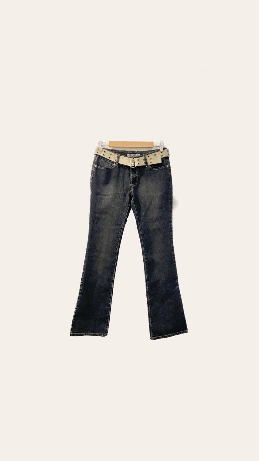 Other vintage stone eagle black wash jeans, low-waisted, boot-cut Size 28" / US 6 / IT 42 - 1 Thumbnail