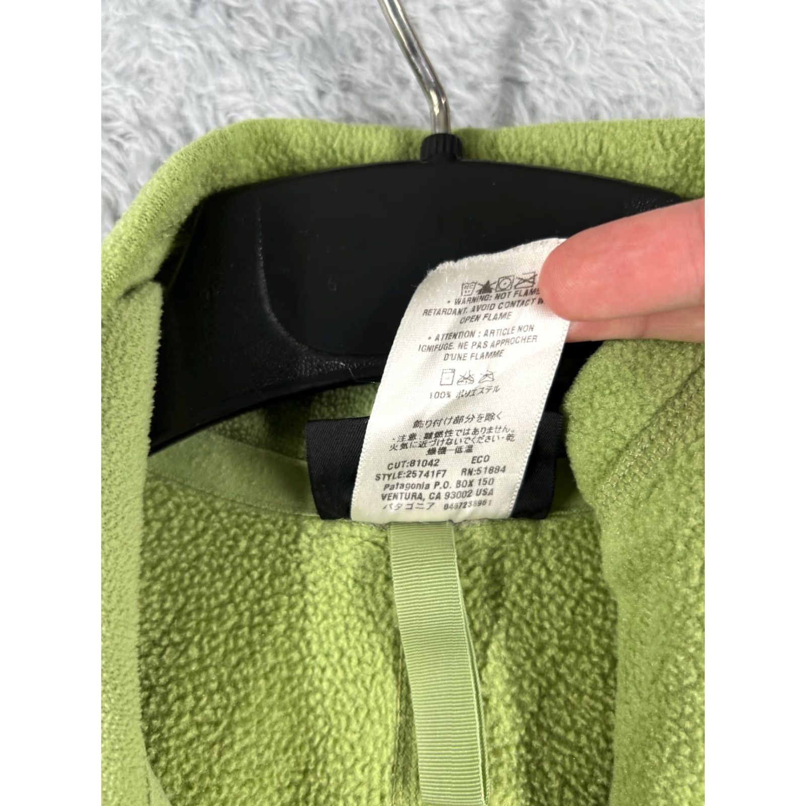 Patagonia Patagonia Jacket Womens Medium Green Synchilla Marsupial Polyester Fleece Mock Size M / US 6-8 / IT 42-44 - 7 Thumbnail