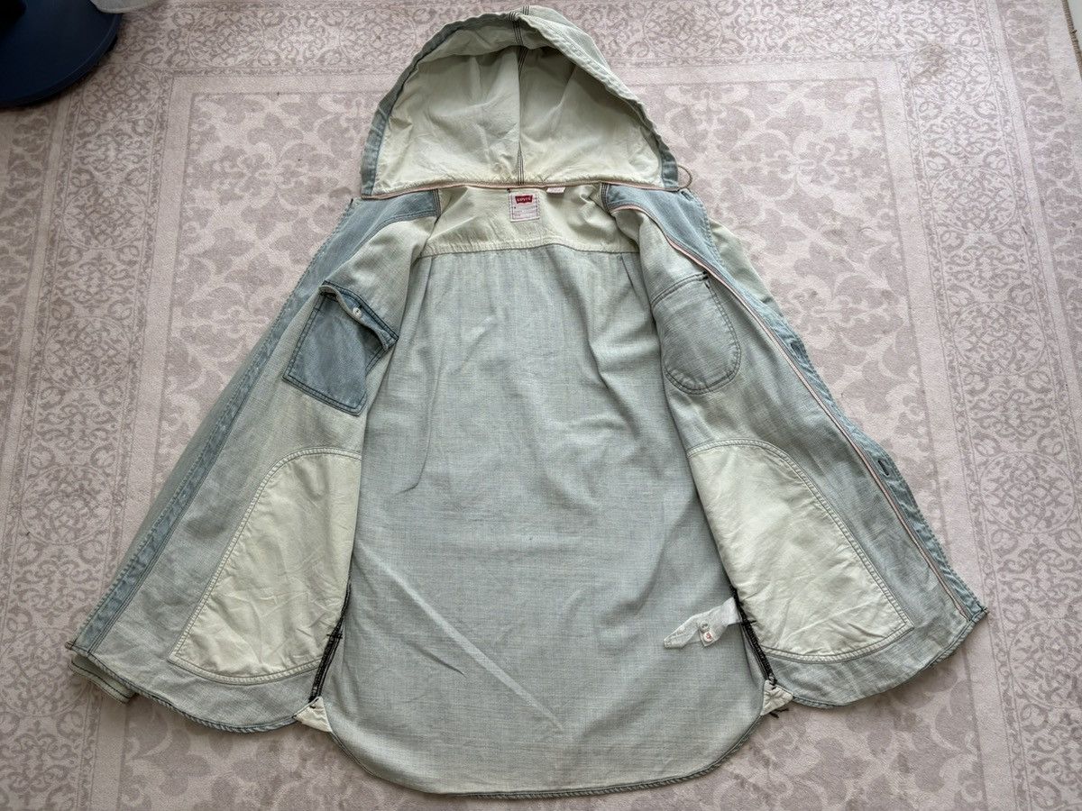 Levi's Levi’s Hooded Classic Worker Shirt Jacket Light Wash M Size US M / EU 48-50 / 2 - 17 Thumbnail