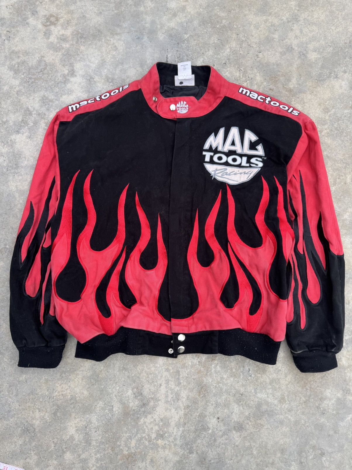 NASCAR Nascar Flame Mac Tools Racing Jacket Vintage Size US XL / EU 56 / 4 - 1 Thumbnail