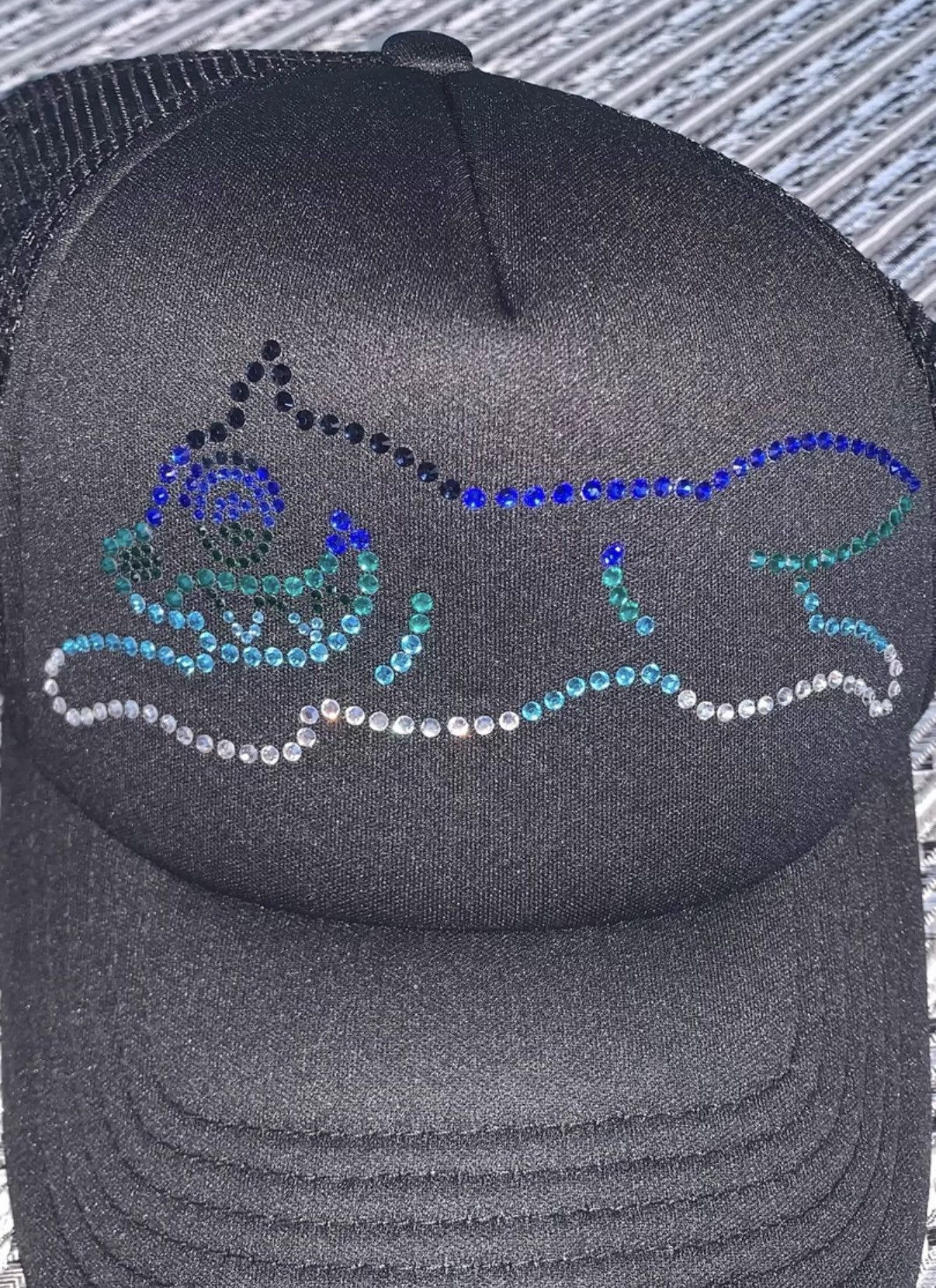 Billionaire Boys Club BBC Rhinestone Flying Dog Hat Size ONE SIZE - 4 Thumbnail