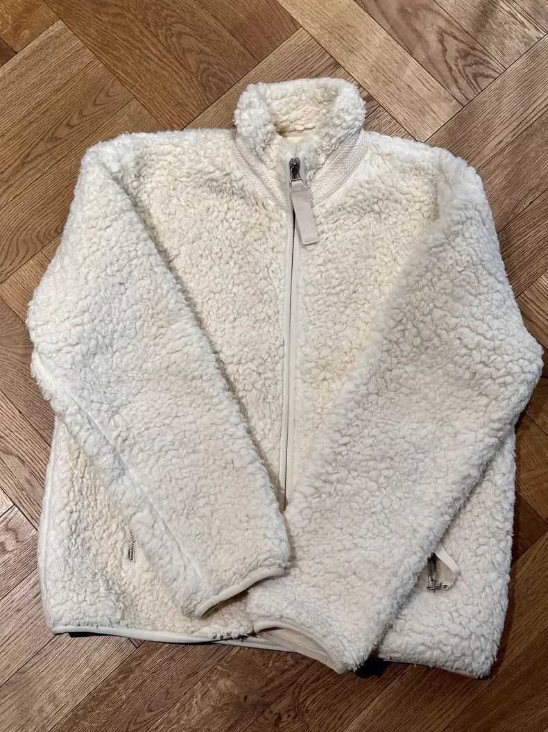 Jil Sander Lamb fleece cotton coat