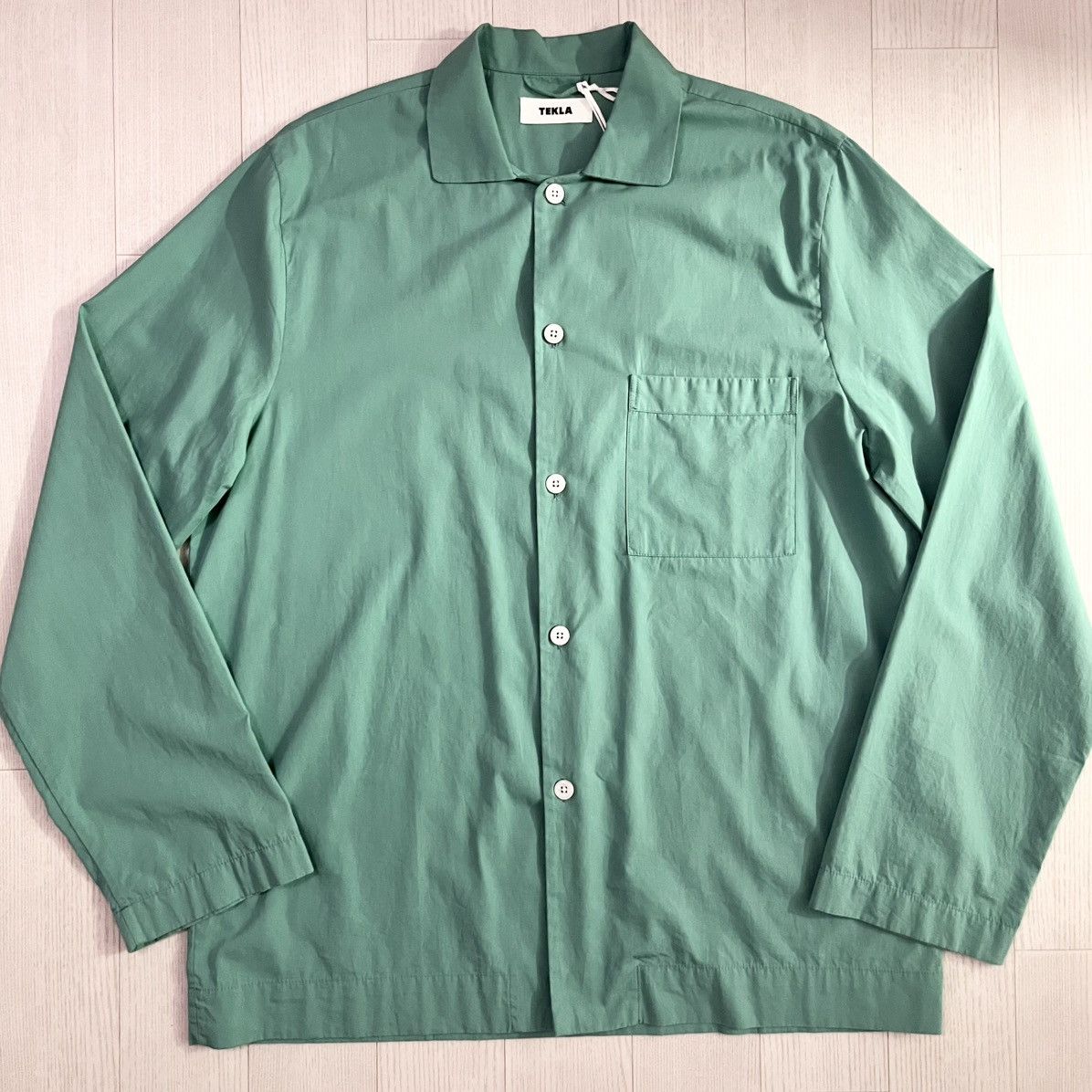 Tekla Tekla Poplin Pajama Shirt Size US M / EU 48-50 / 2 - 1 Thumbnail