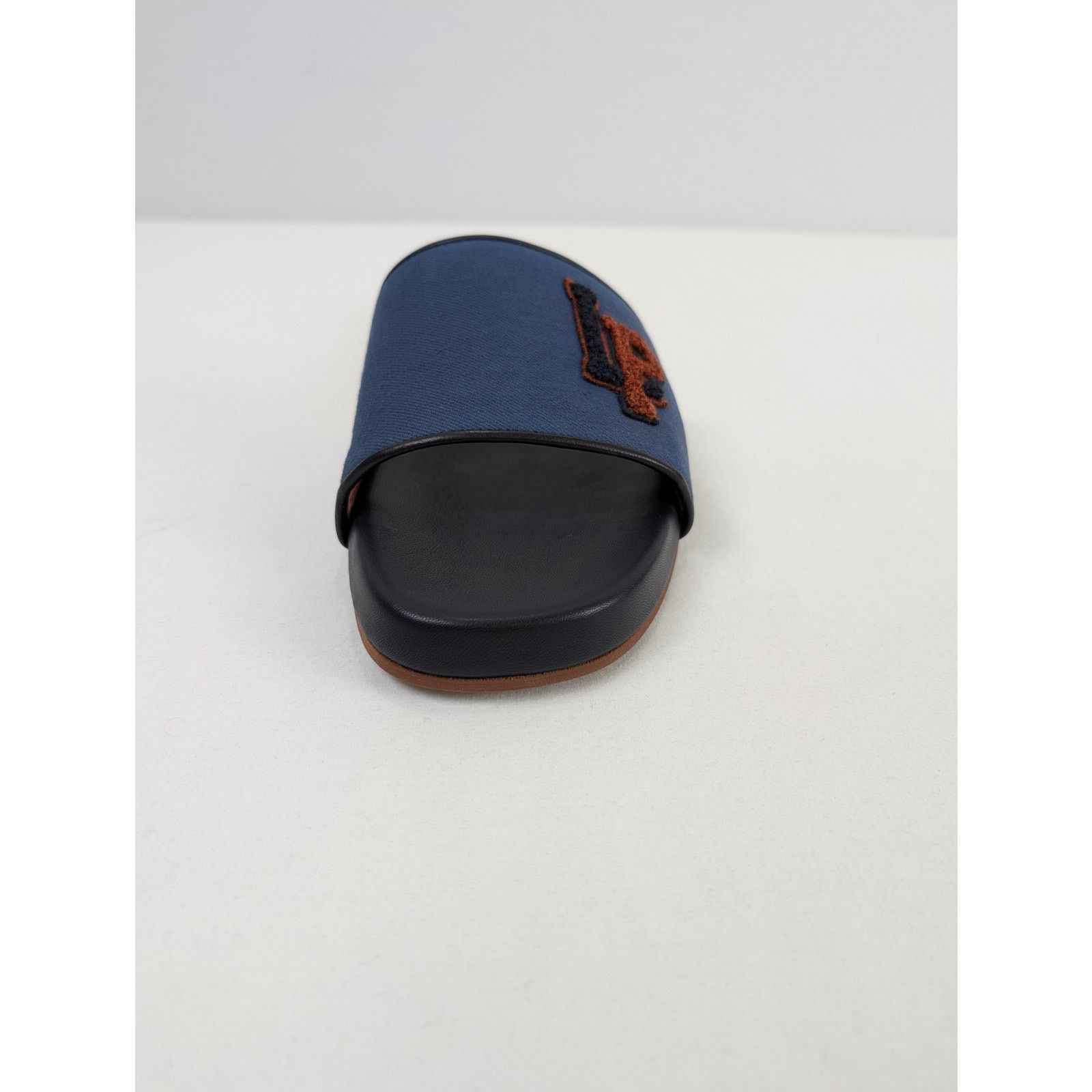 Loro Piana o1rshd1 Sea-Slide LP College Walk New York Dy in Blue/Black Size US 12 / EU 45 - 14 Thumbnail