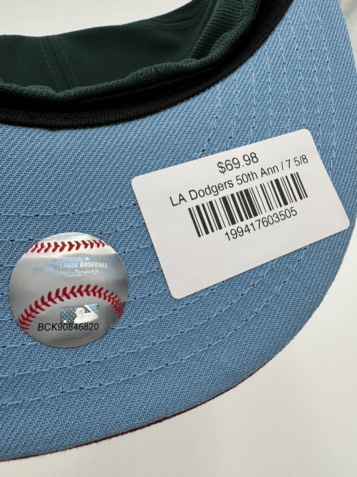New Era Los Angeles Dodgers Fitted 50th Anniversary Patch Rushmore Size ONE SIZE - 14 Thumbnail