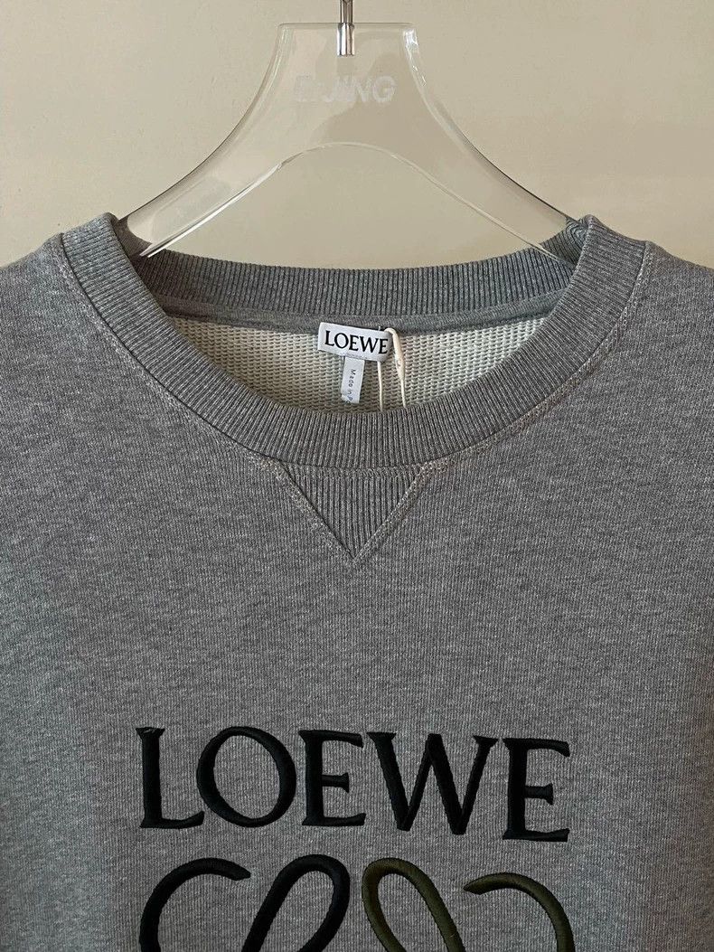 Loewe LOEWE Patchwork embroidered logo hoodie Size M / US 6-8 / IT 42-44 - 4 Thumbnail