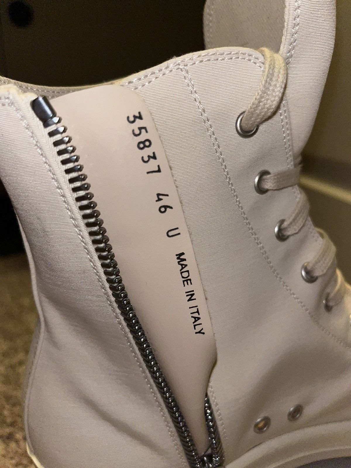 Rick Owens Rick Owens Drkshdw Hi-Top Sneakers Size US 13 / EU 46 - 7 Thumbnail