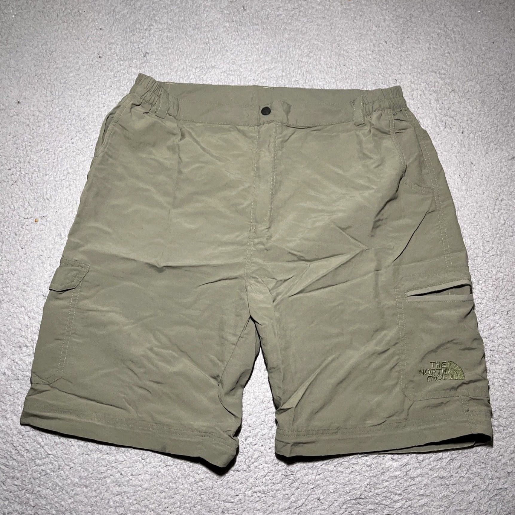 The North Face North Face Flight Series Cargo Shorts Mens XXL Green Polyester Stretch Waist Grailed