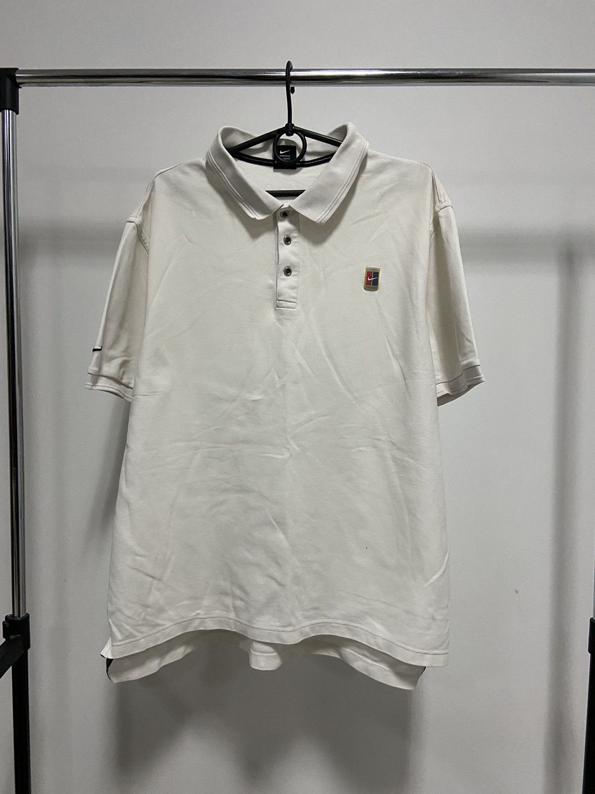 Nike × Vintage Nike Court Vintage Small logo T Shirt Polo Tennis Size US L / EU 52-54 / 3 - 1 Thumbnail