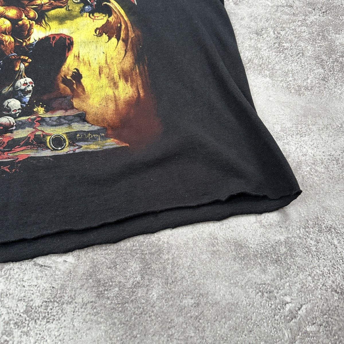 Band Tees Vintage Manowar 1997 T-Shirt Hell On Wheels Tour Sleeveless Size US M / EU 48-50 / 2 - 10 Thumbnail