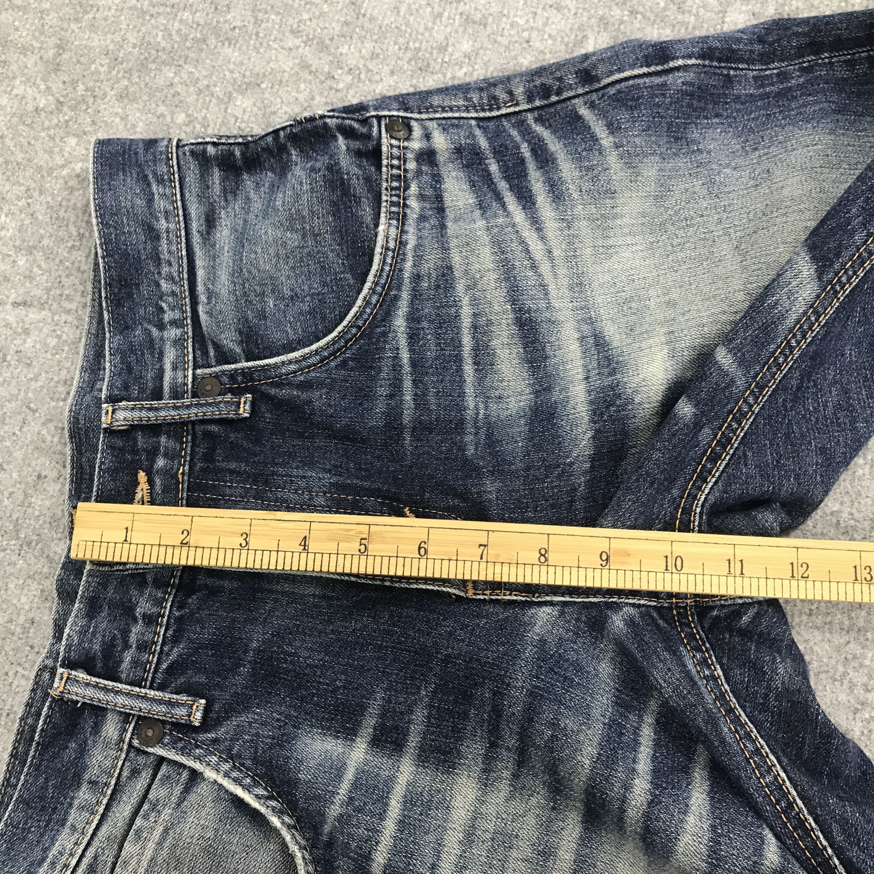 Edwin × Japanese Brand Rare Edwin Japan ifsixwasnine style Faded Denim pants Size US 30 / EU 46 - 8 Thumbnail